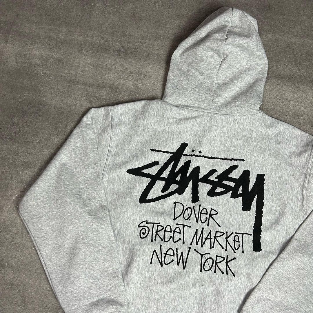 Stussy X DSM New York Hoodie Ash Heather