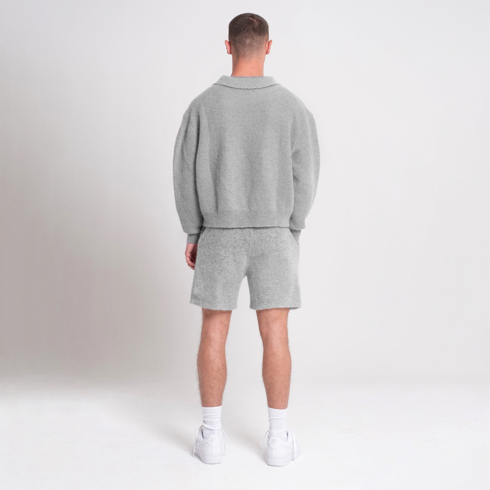 grey comfort shorts