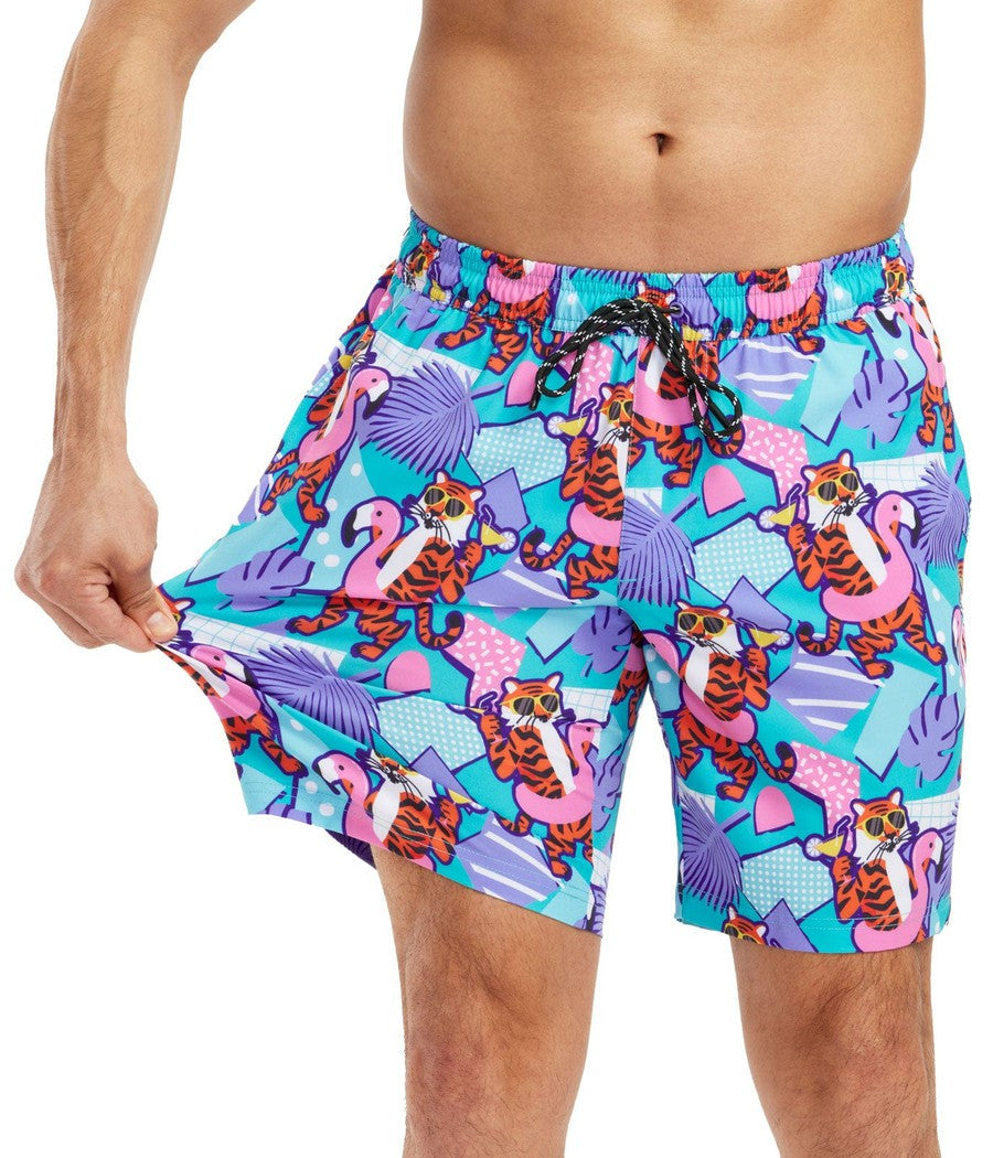 Cool Cats Stretch Swim Trunks