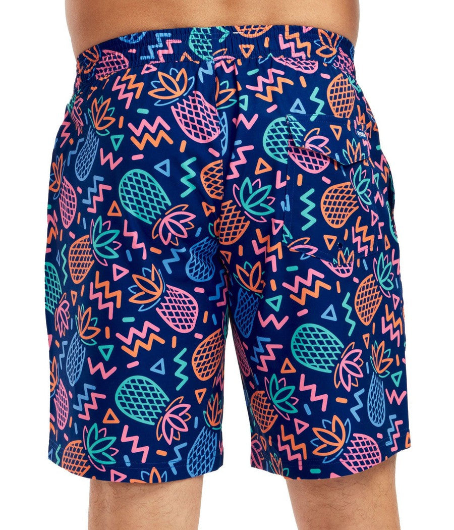 Party Pineapple Stretch Swim Trunks