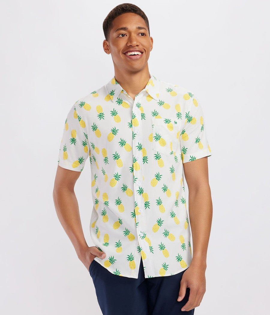 Men's Pineapple Parade Hawaiian Shirt