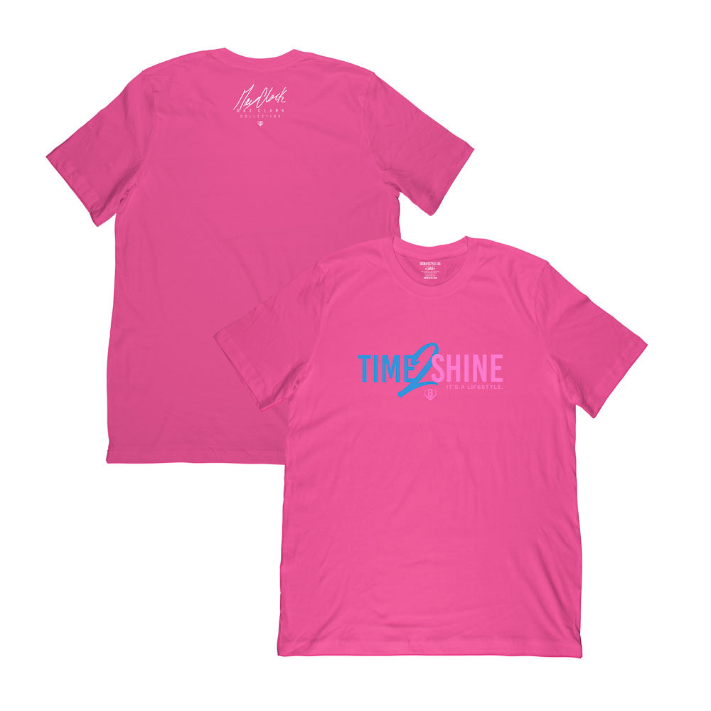 Max Clark Time 2 Shine Tee - Pink