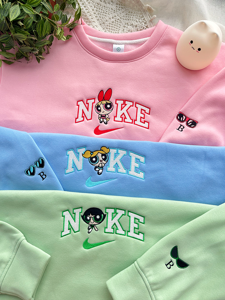 The Powerpuff Girls Ver.1 – Embroidered Sweatshirt