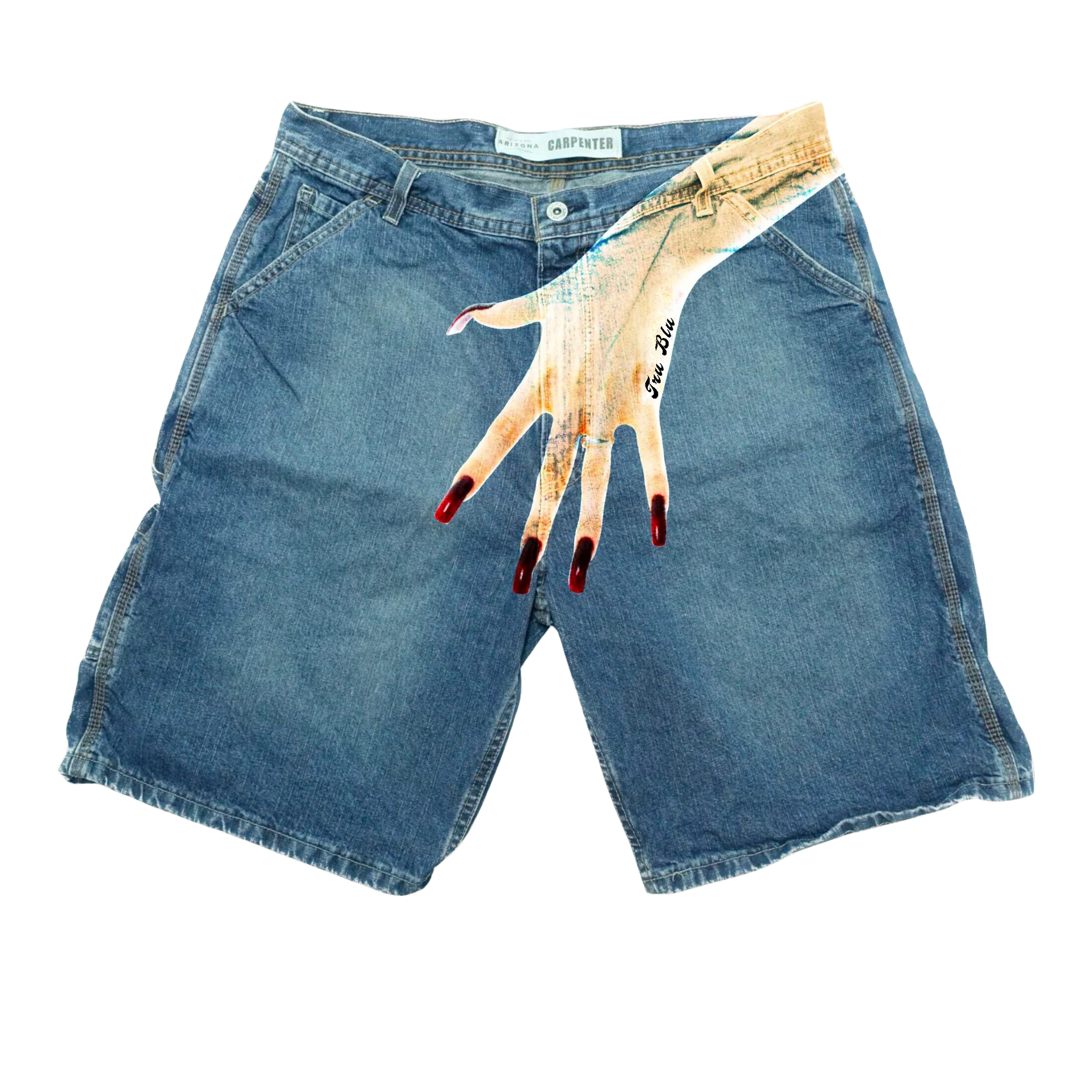 V1 DENIM JORTS