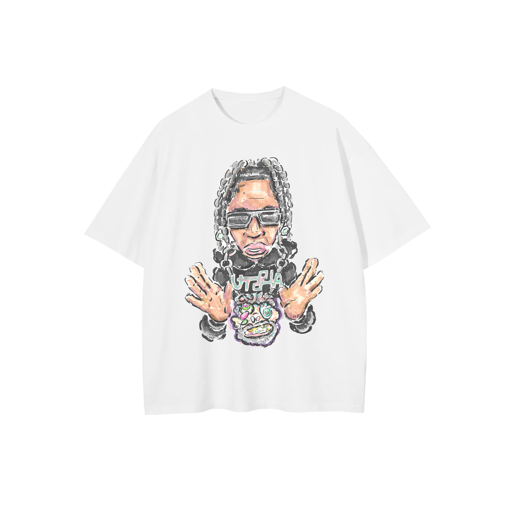 UTOPIA SKETCH WHITE TEE