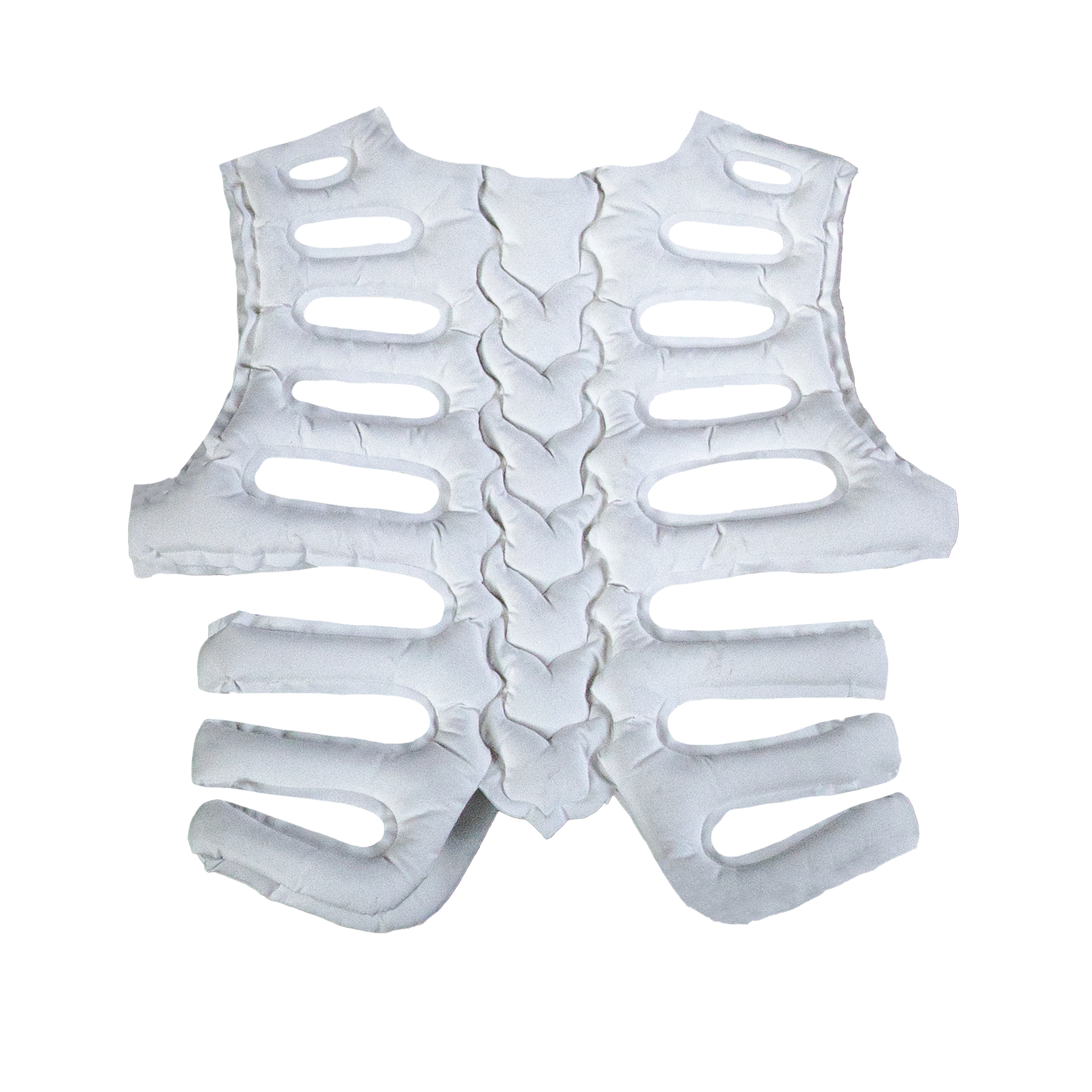 White Rib Cage Puffer