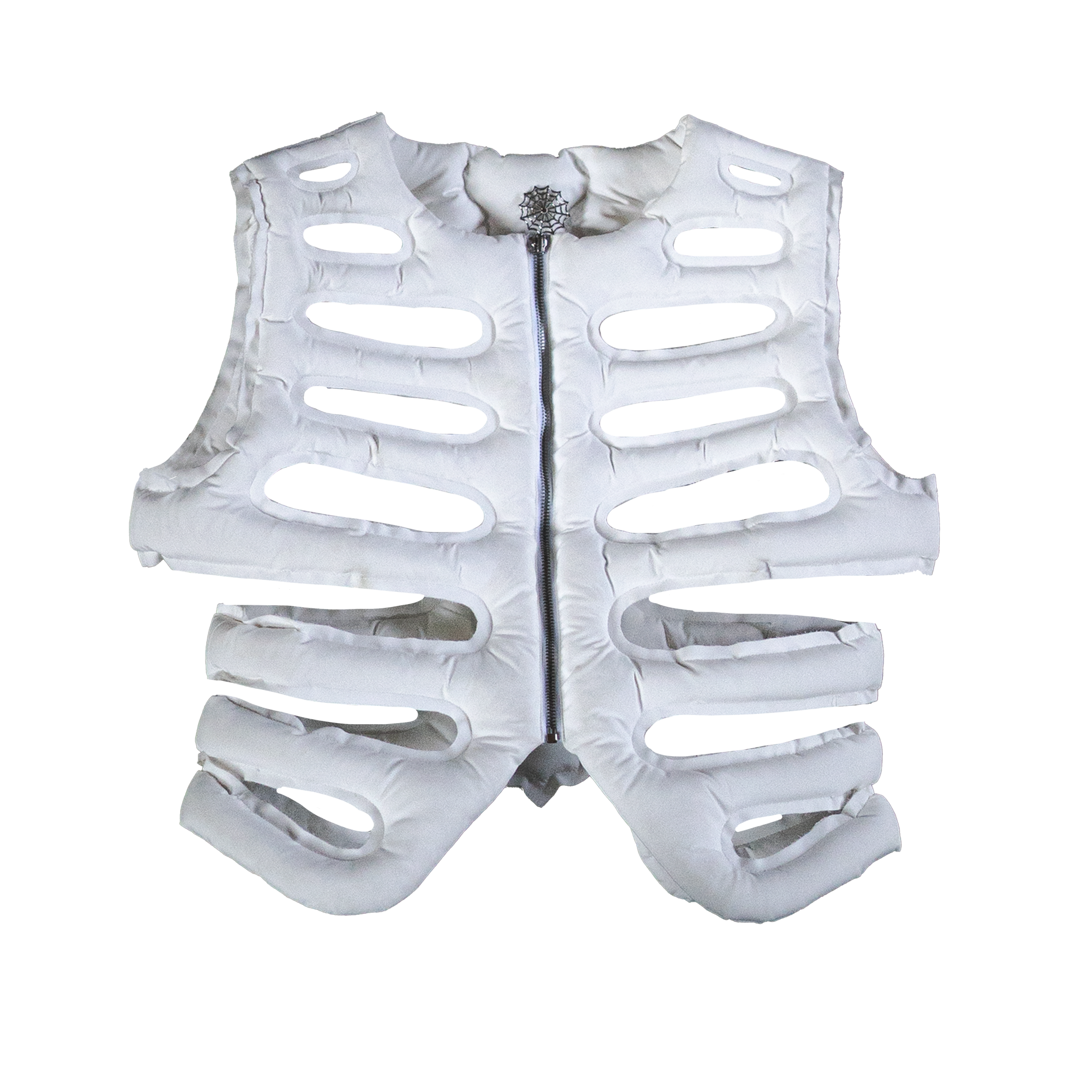 White Rib Cage Puffer