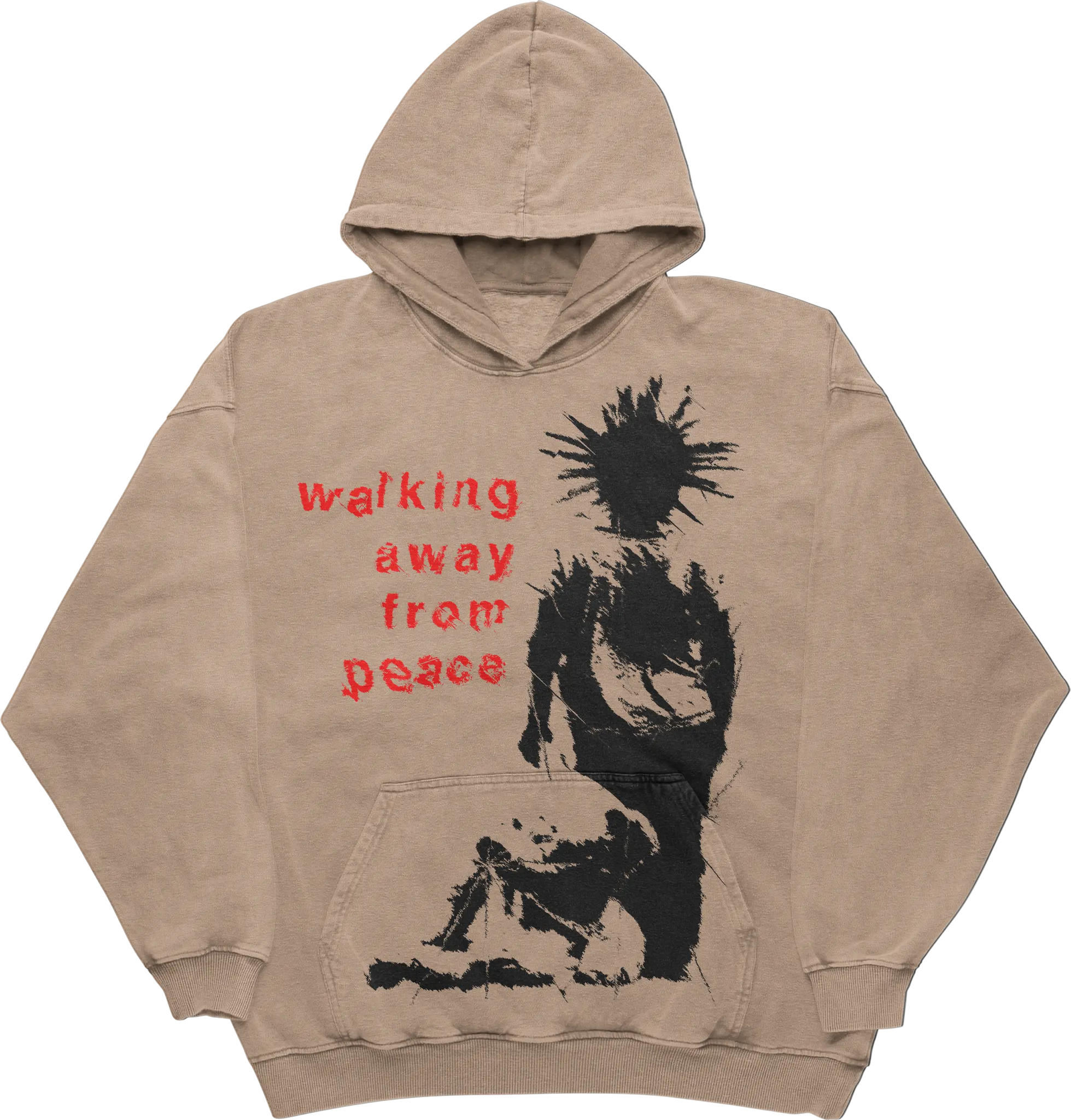 Walking away from peace Hoodie