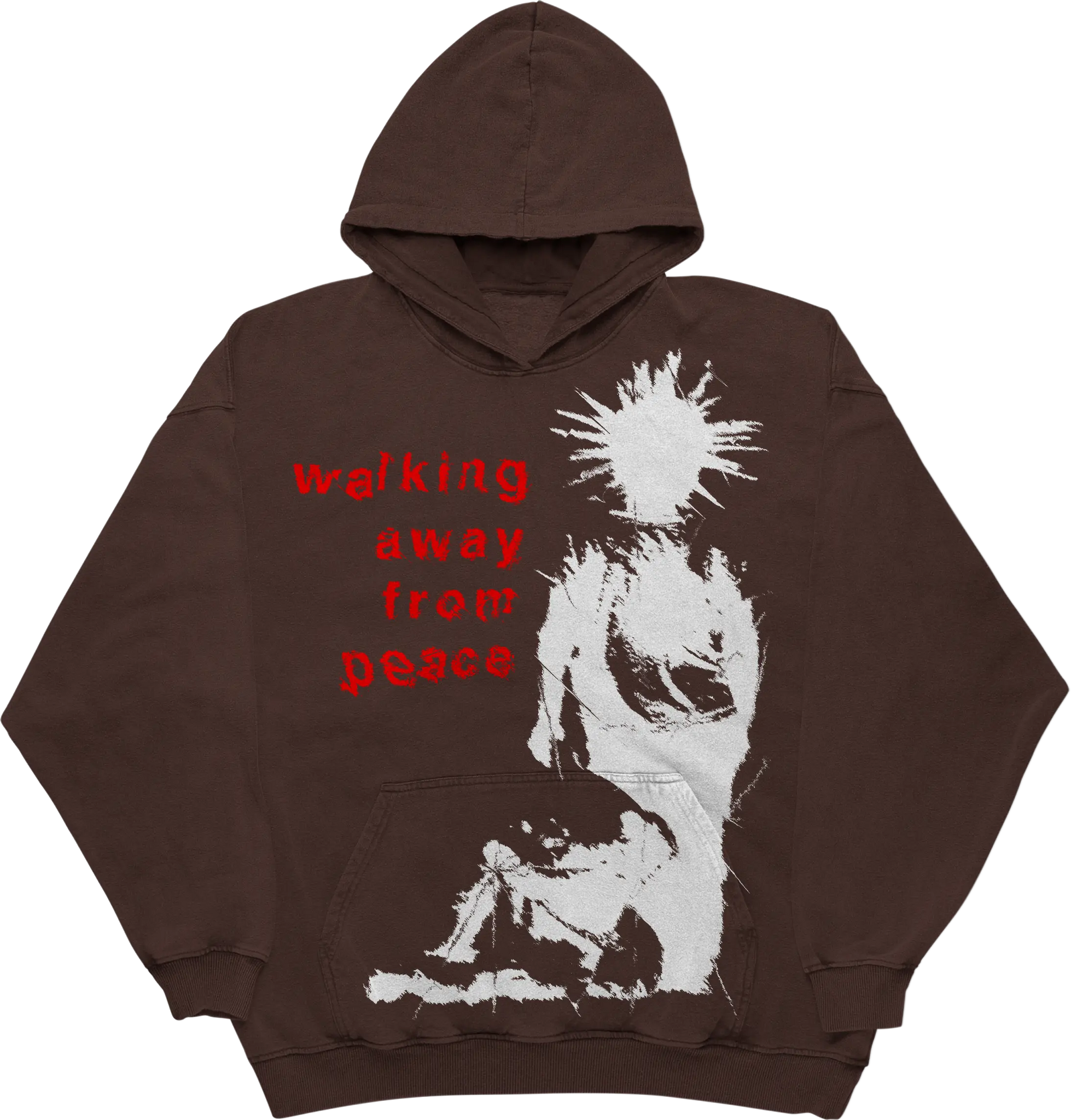 Walking away from peace Hoodie