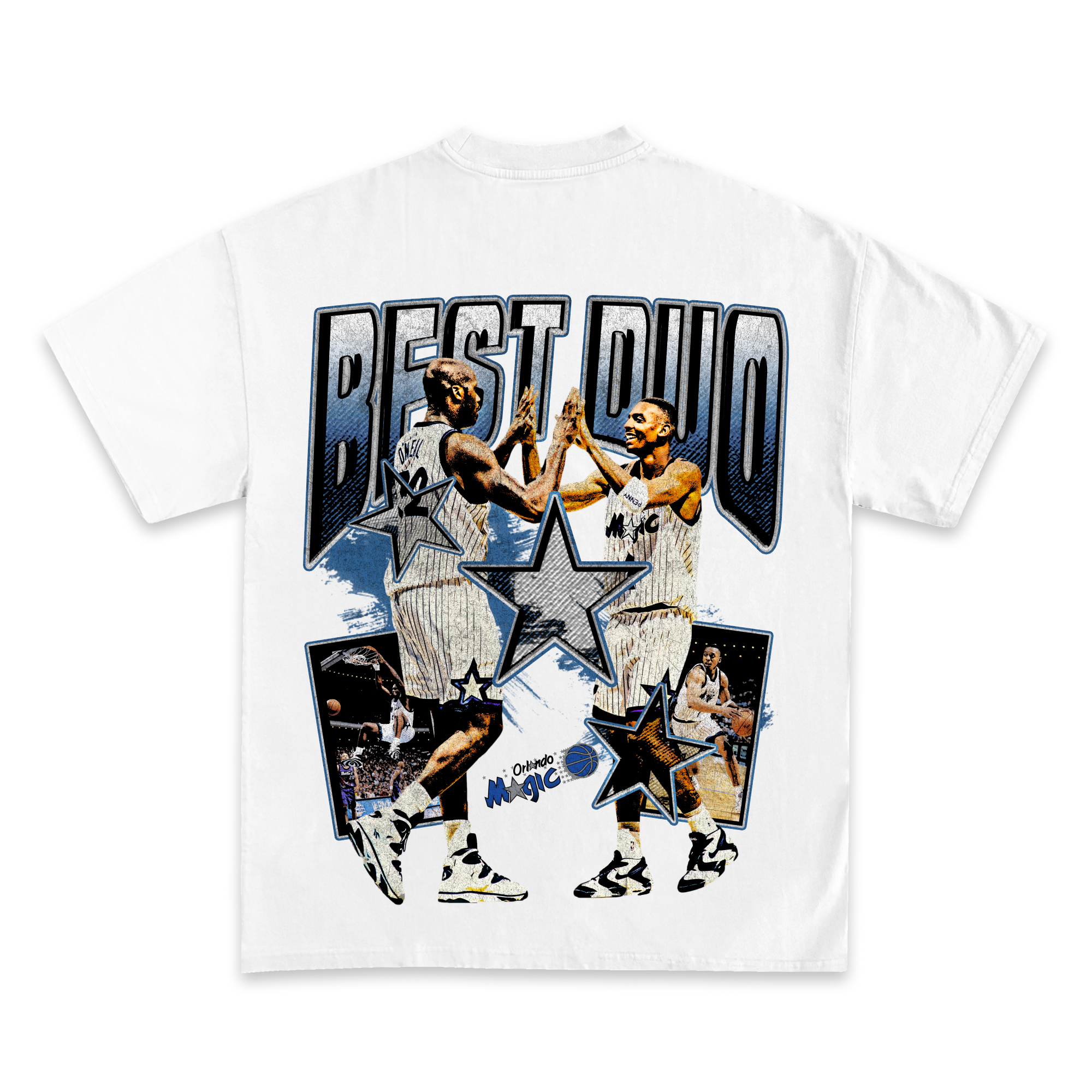 Shaq and Penny "Best Duo" Graphic T-Shirt