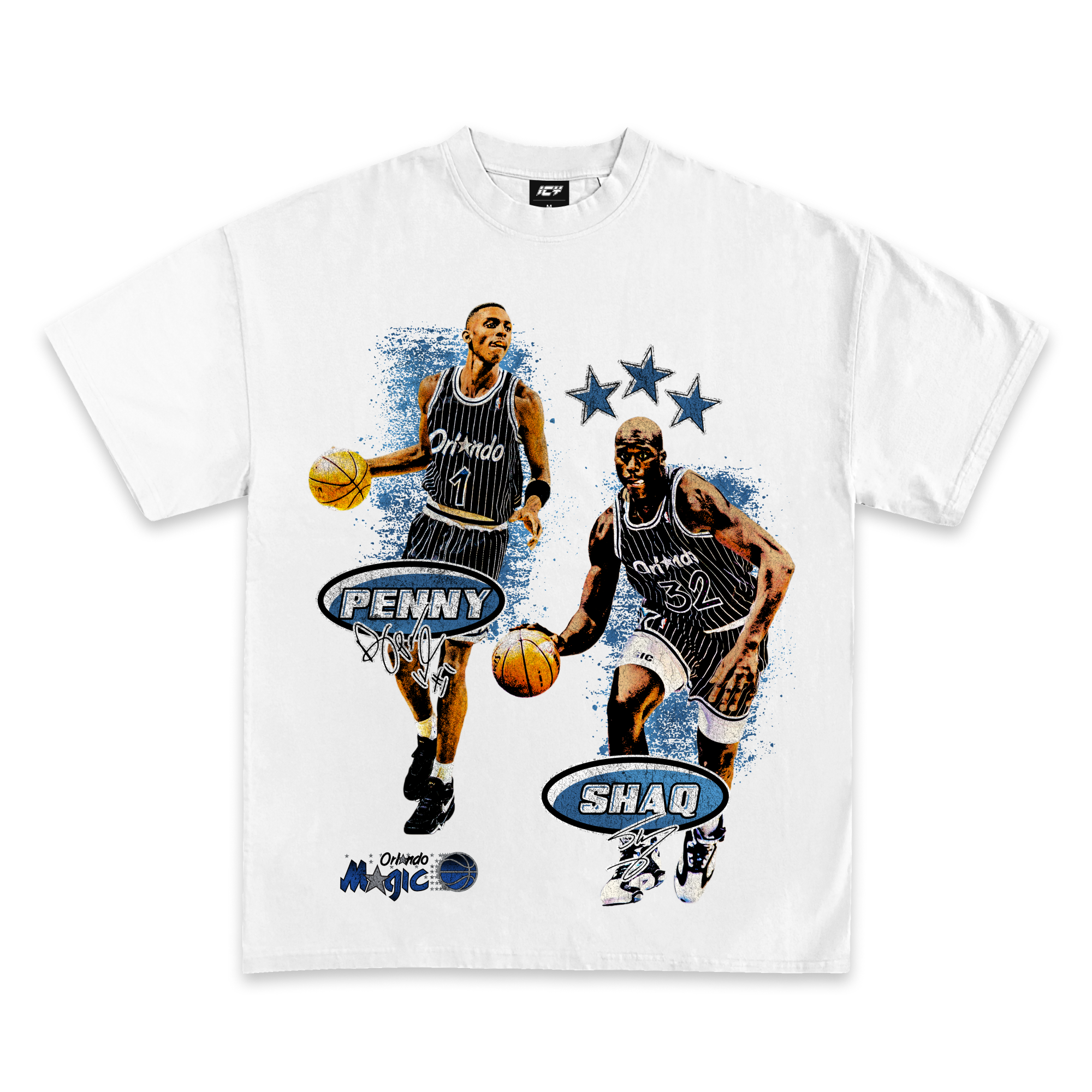 Shaq and Penny "Best Duo" Graphic T-Shirt