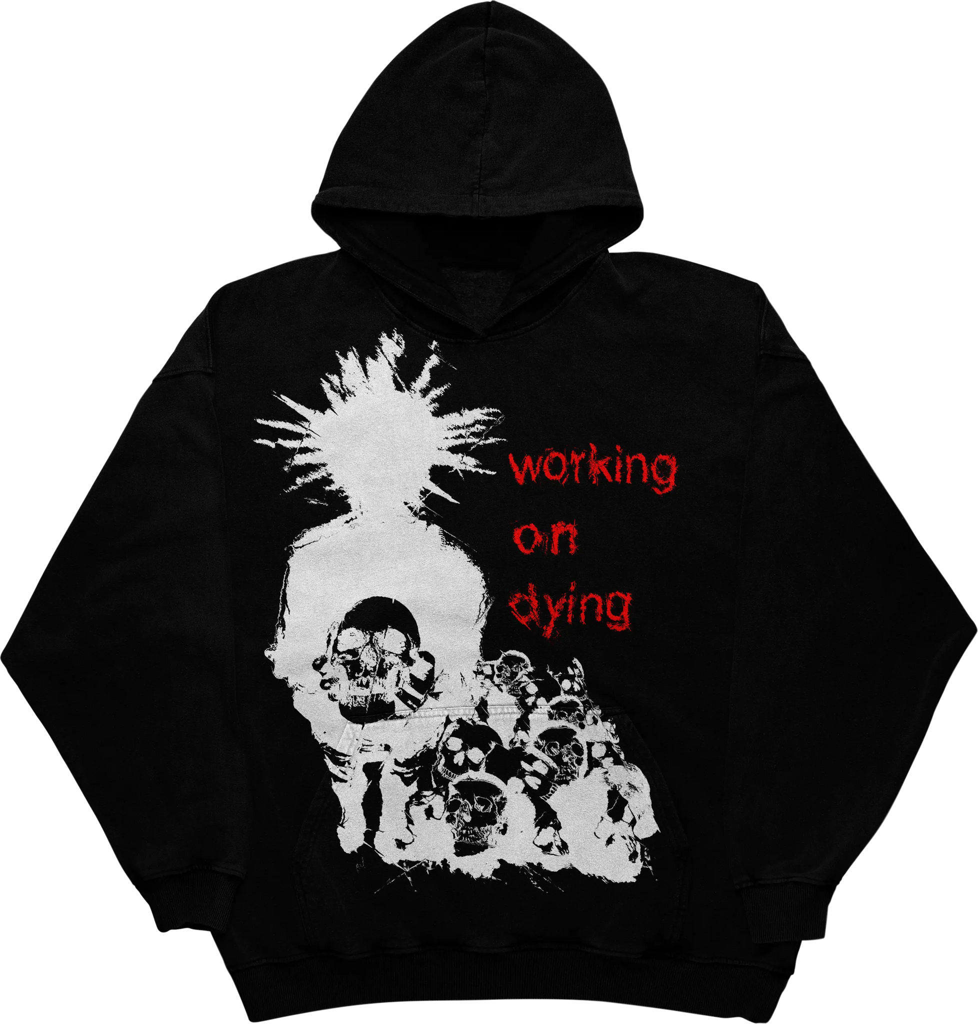 Working On Dying Hoodie