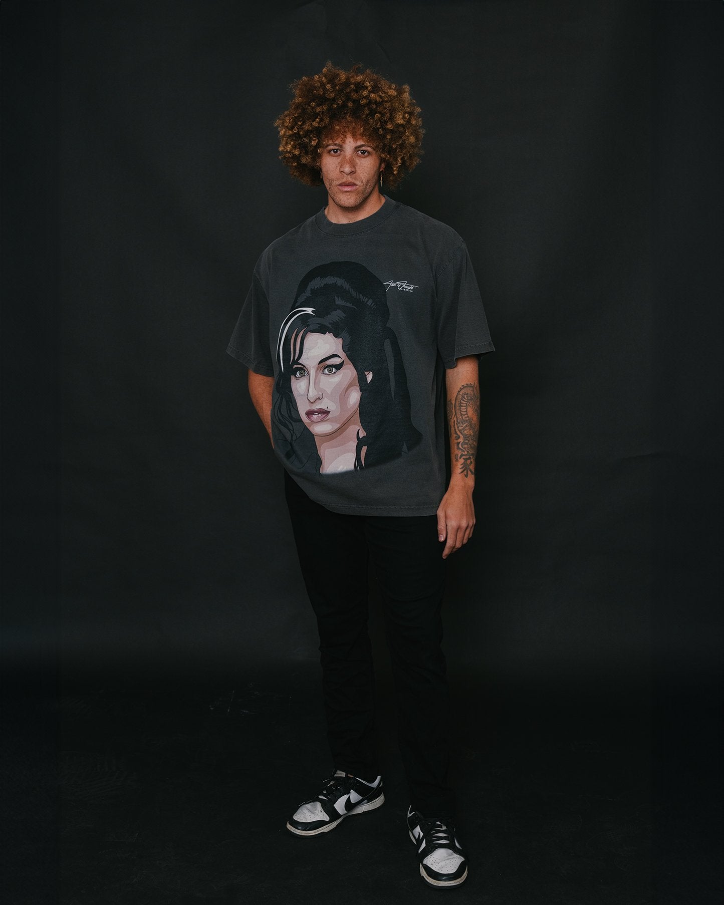 Amy Big Face Oversized Shadow Tee