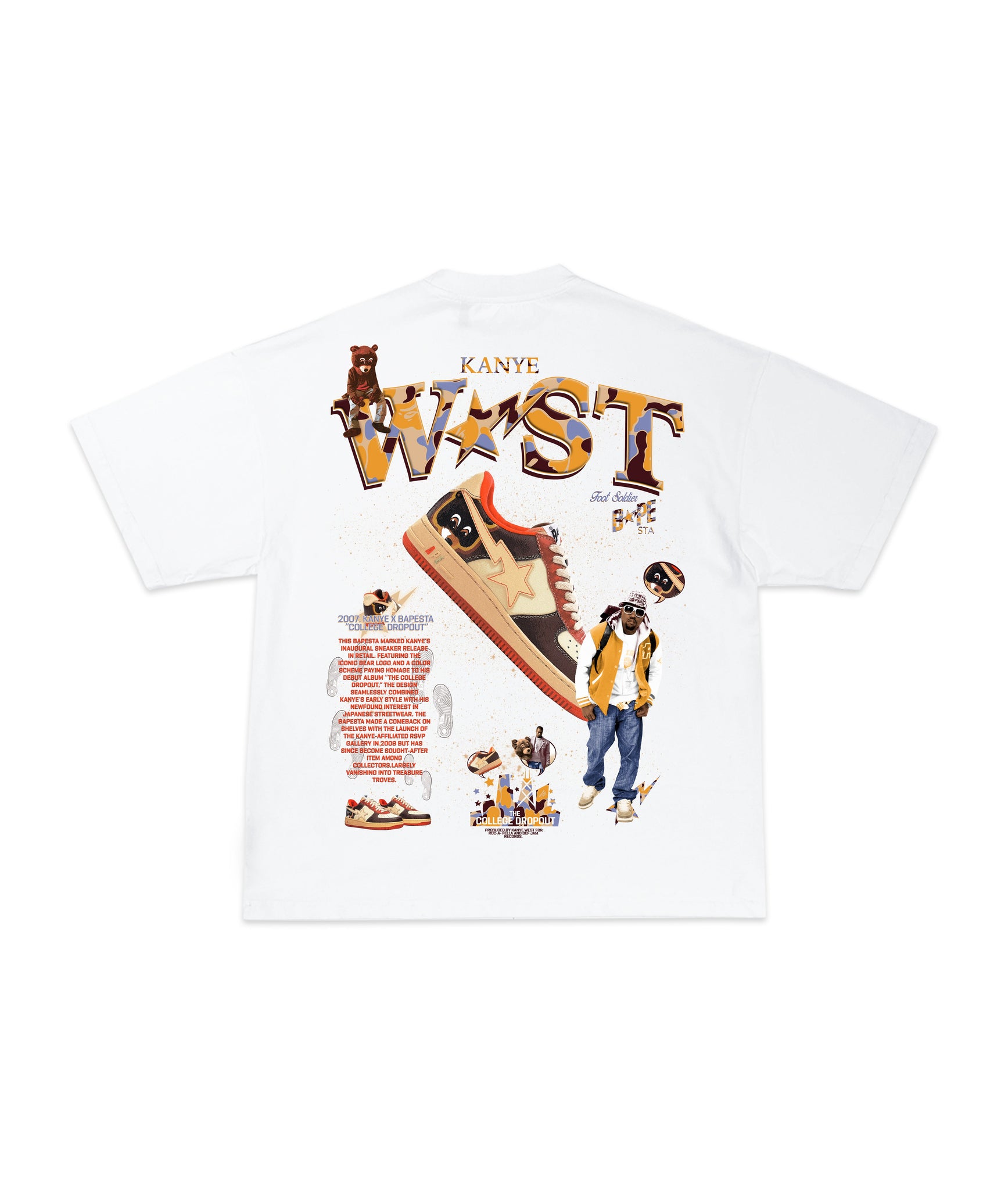 SIERRA-STA WHITE TEE