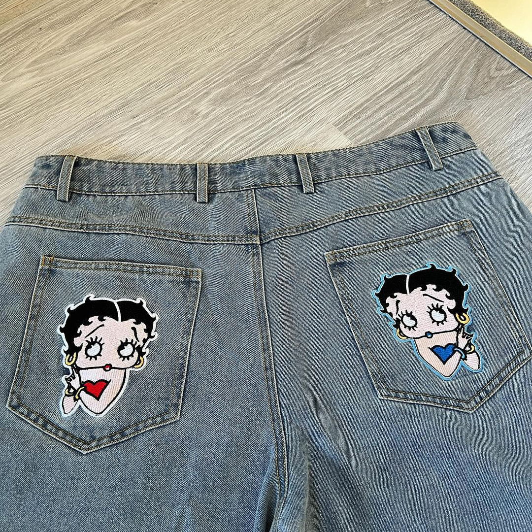 "BOOP" Denim Jorts