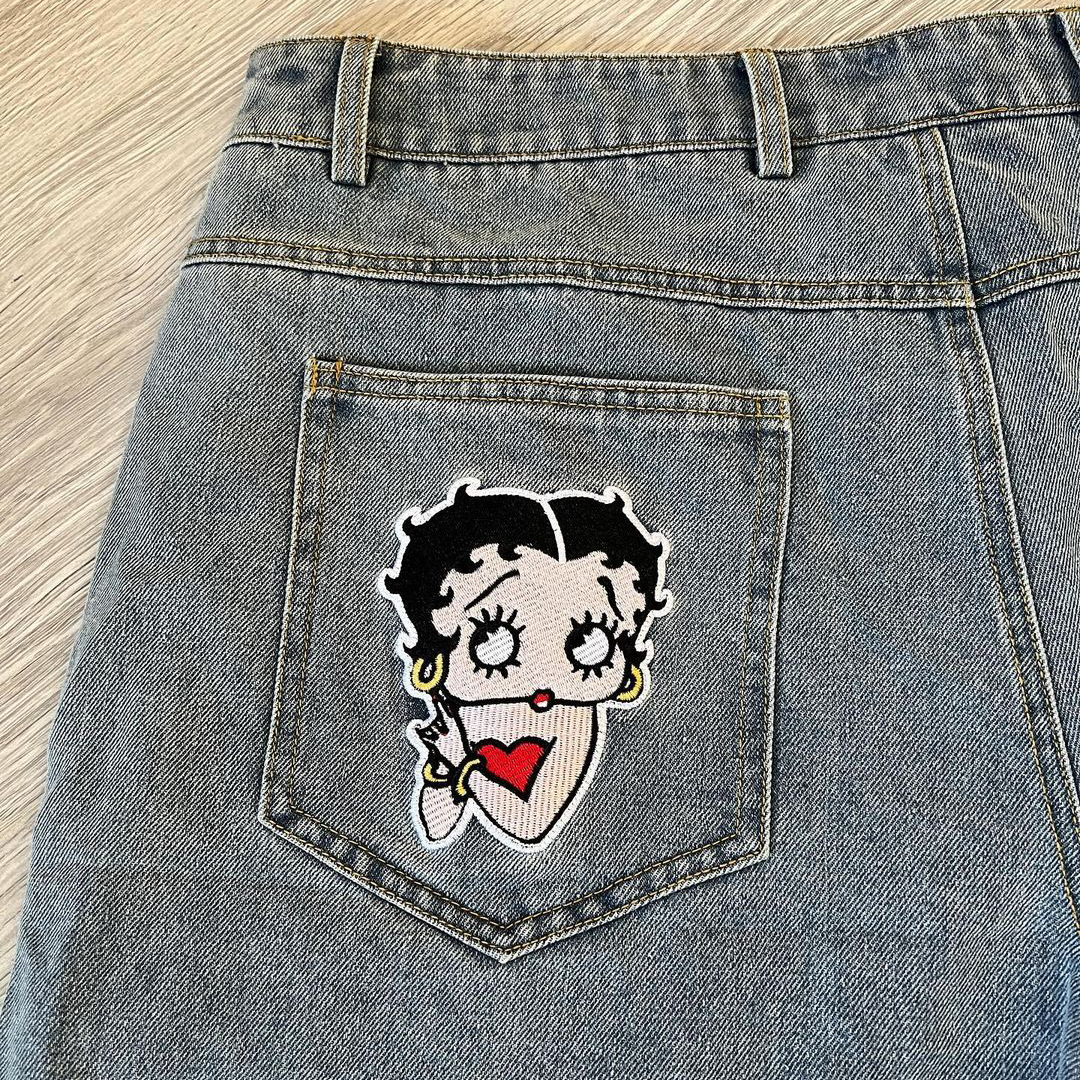 "BOOP" Denim Jorts