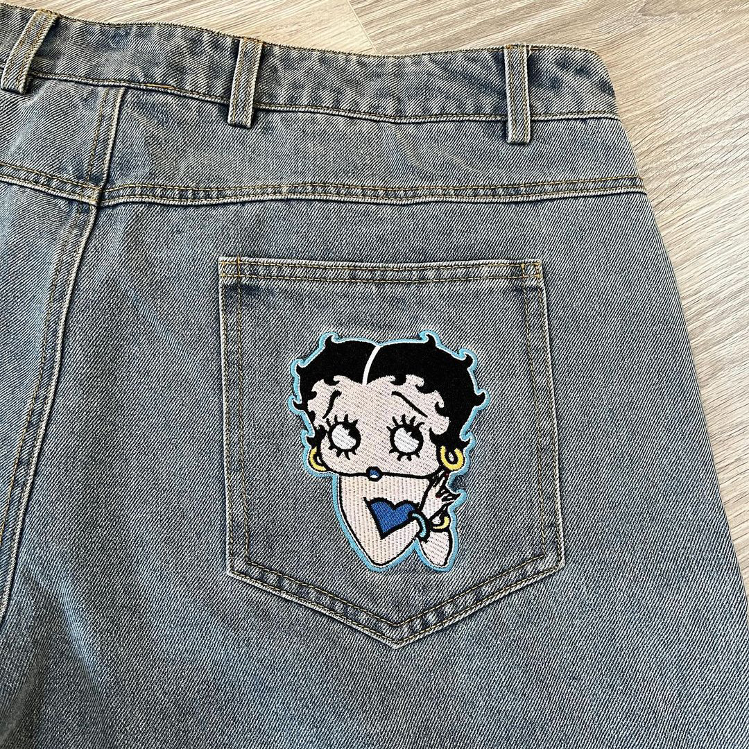 "BOOP" Denim Jorts