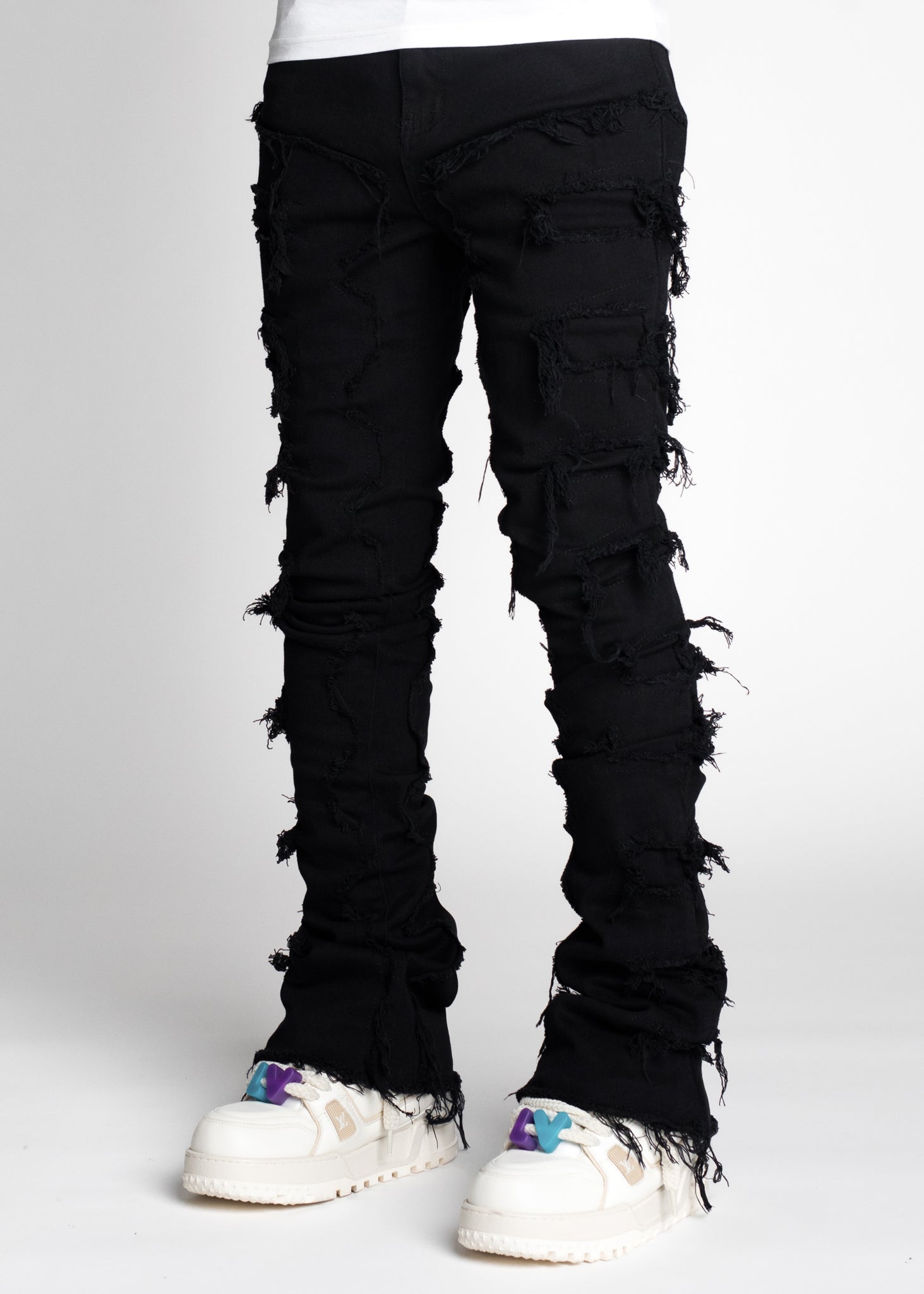 Obsidian Black Blood Diamond Stacked Denim