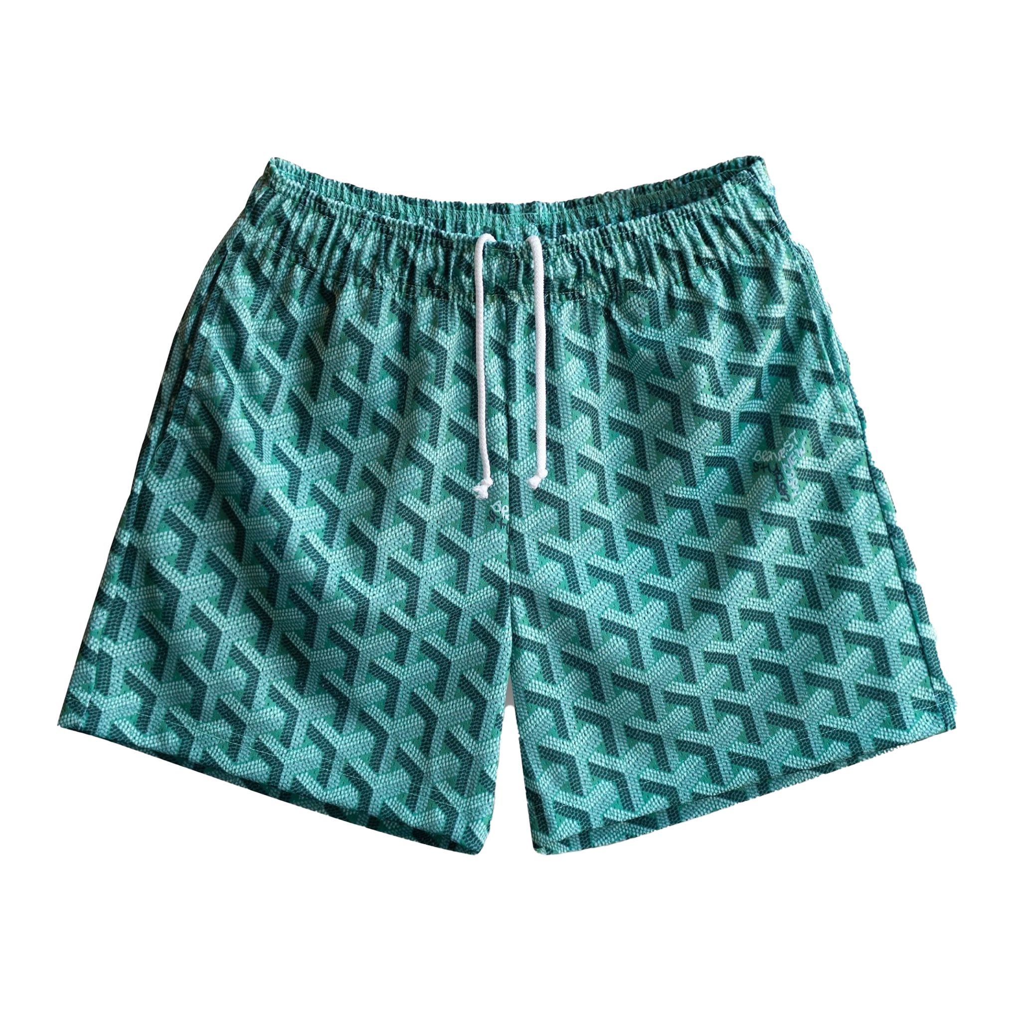 Green Paris Shorts