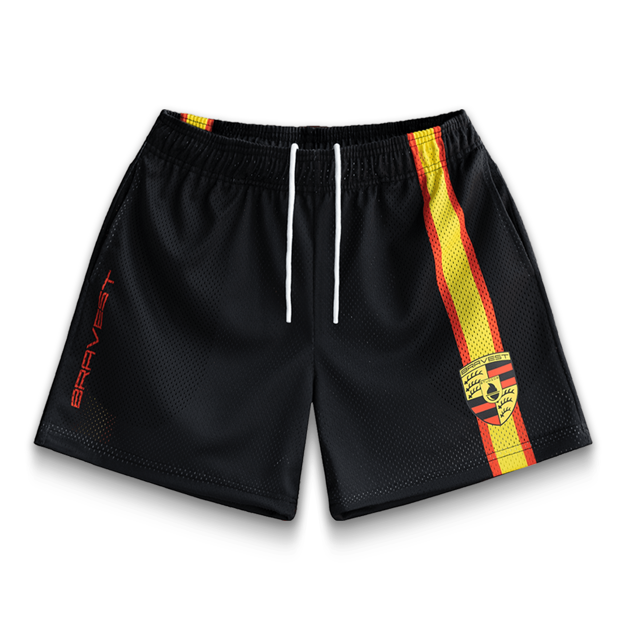 Black Racing Shorts - BYNXBlack Racing Shorts