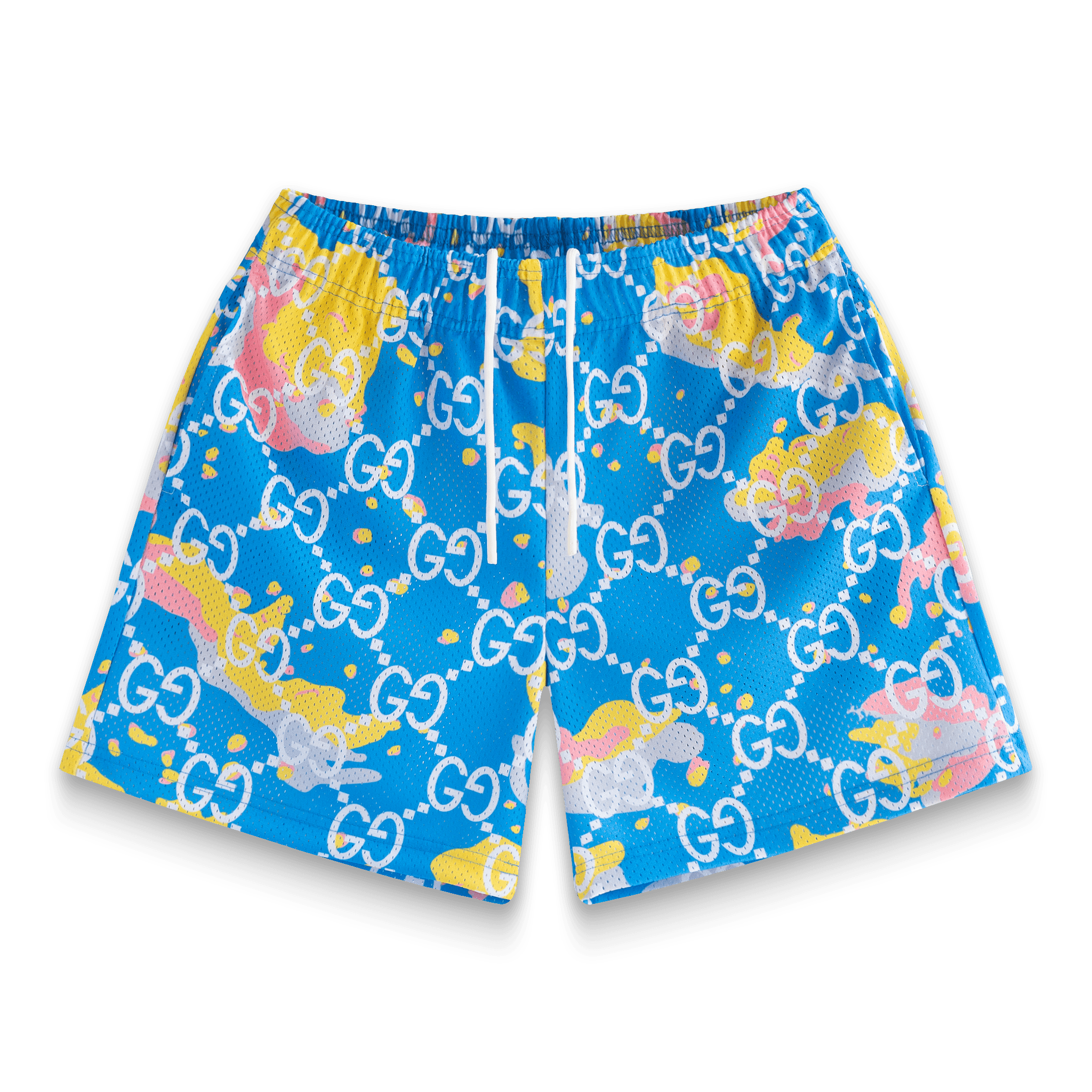 Blue Cotton Candy Camo Shorts - BYNXBlue Cotton Candy Camo Shorts