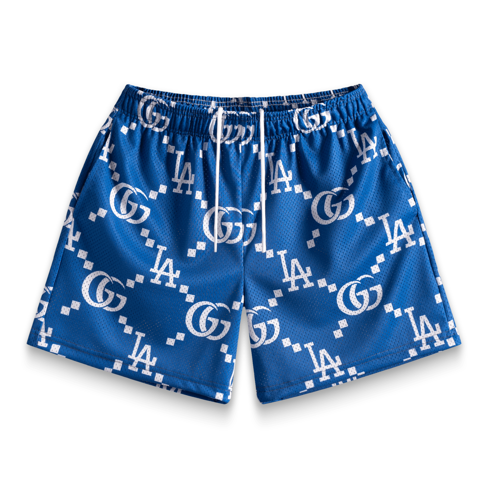 Blue Palm Shorts - BYNXBlue Palm Shorts