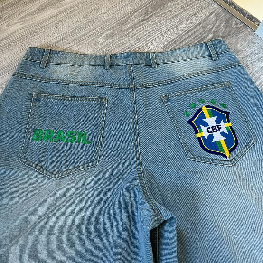 "Brasil" Denim Jorts