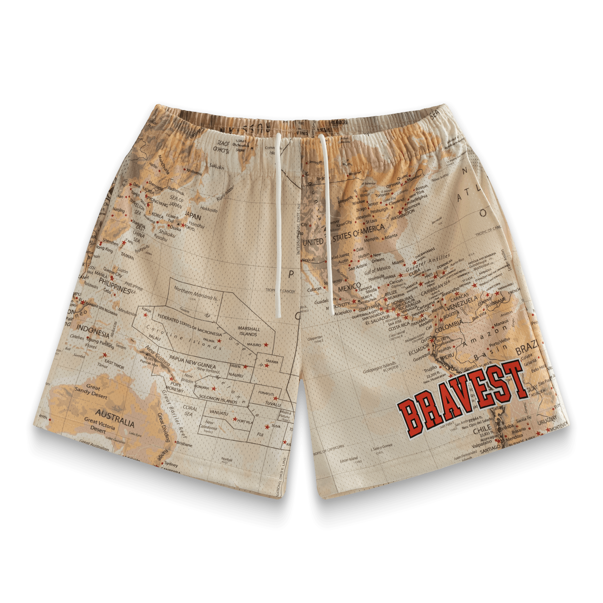 Brown Atlas Shorts - BYNXBrown Atlas Shorts