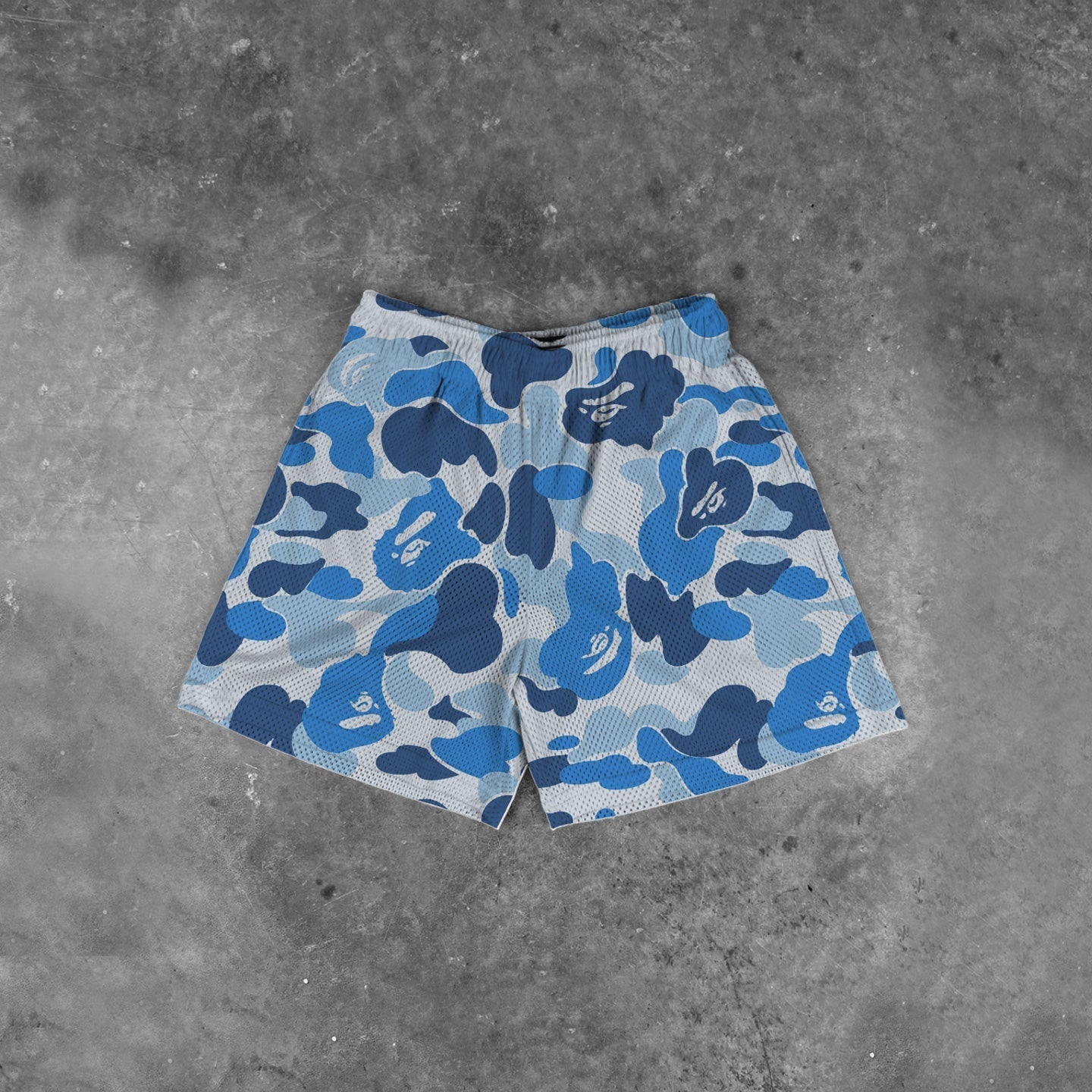 CAMO BLUE - MESHORTS - Off Brand ApparelCAMO BLUE - MESHORTS