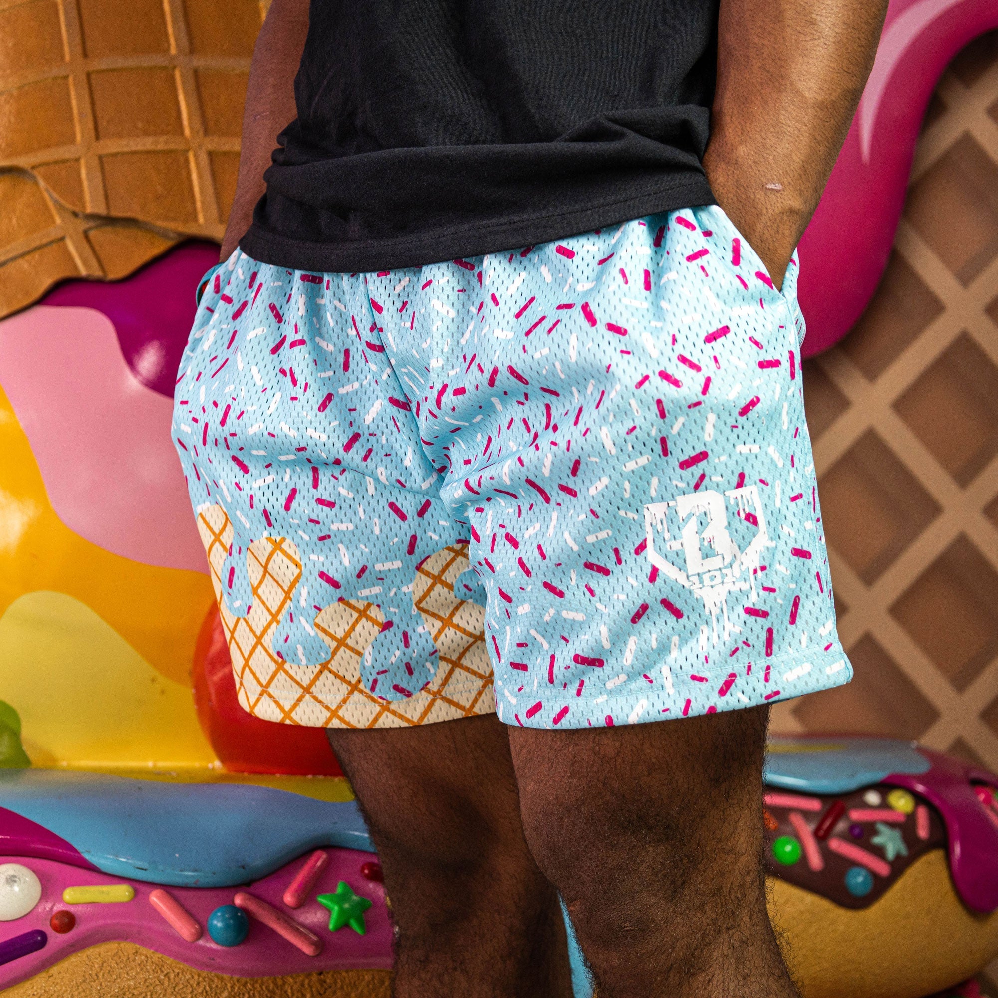 Ice Cream Shorts - Cotton Candy