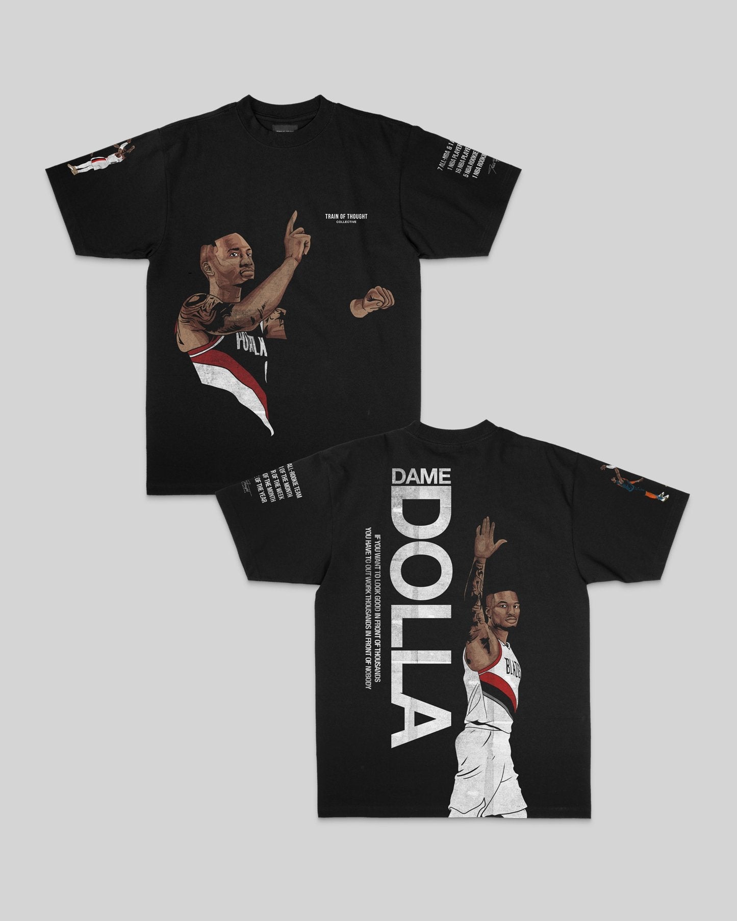 Dame Dolla Black Tee *Collectors Edition*