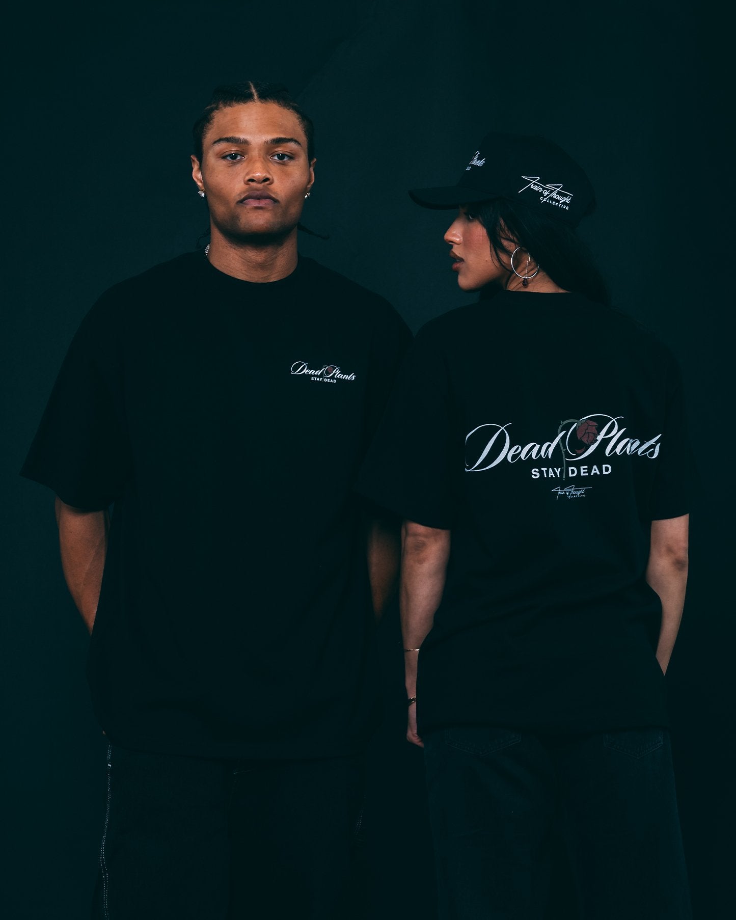 Dead Plants Stay Dead Black Tee