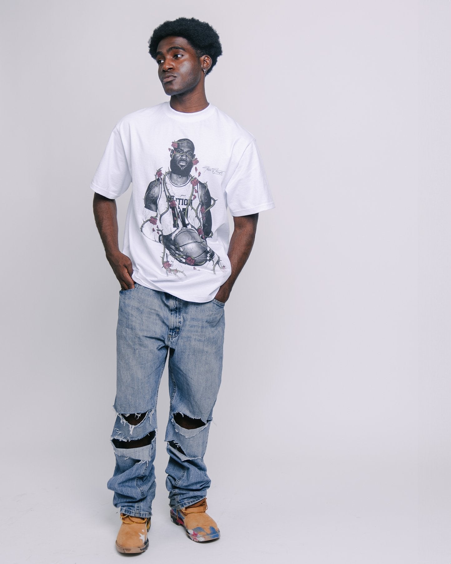 Dead Rose BRON White Tee