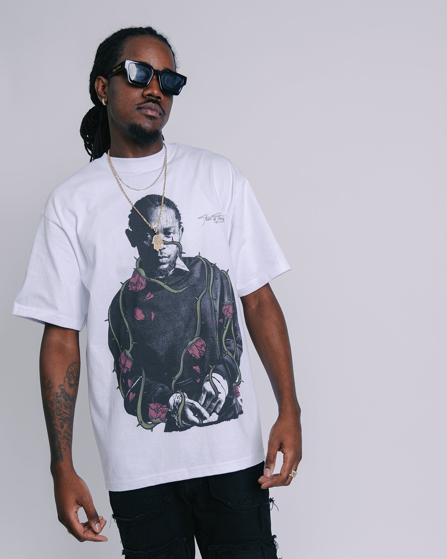 Dead Rose KDOT White Tee