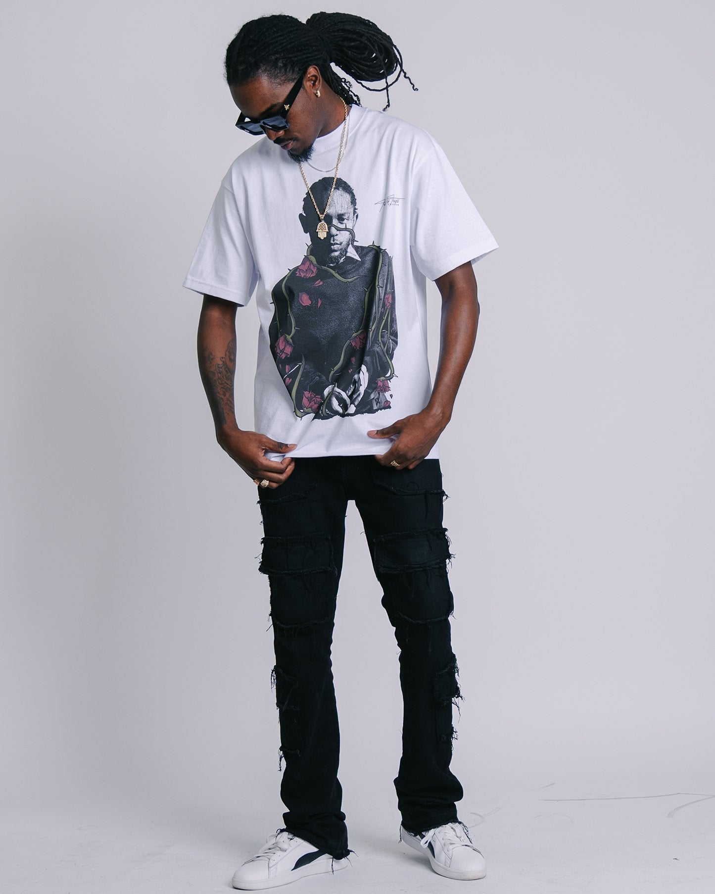 Dead Rose KDOT White Tee