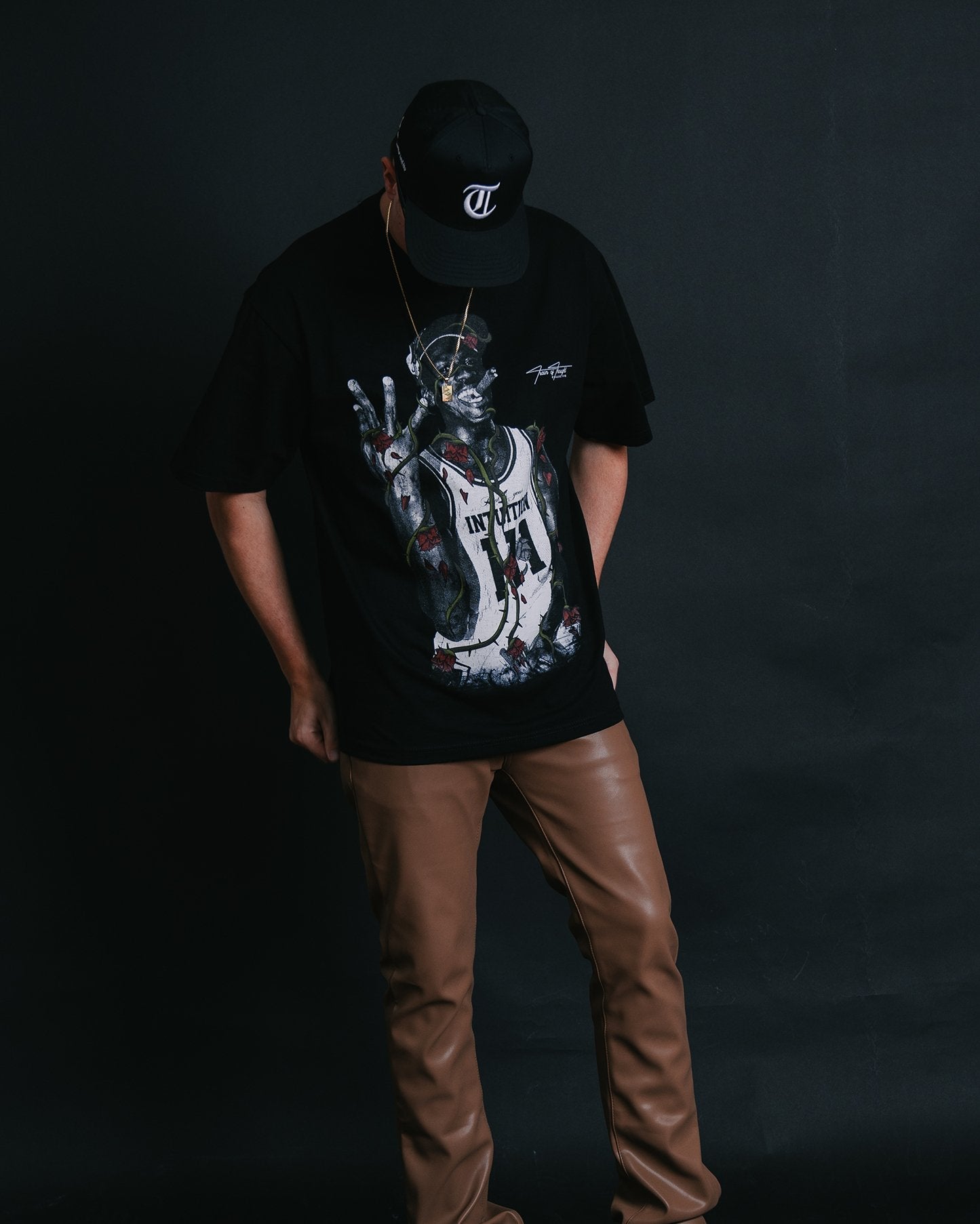 Dead Rose MJ Black Tee