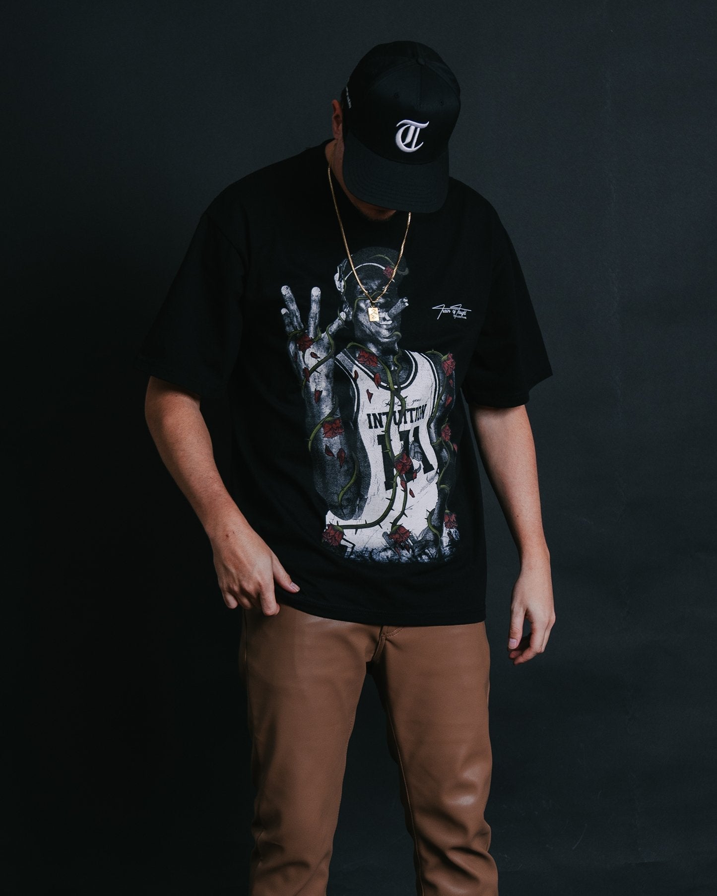 Dead Rose MJ Black Tee