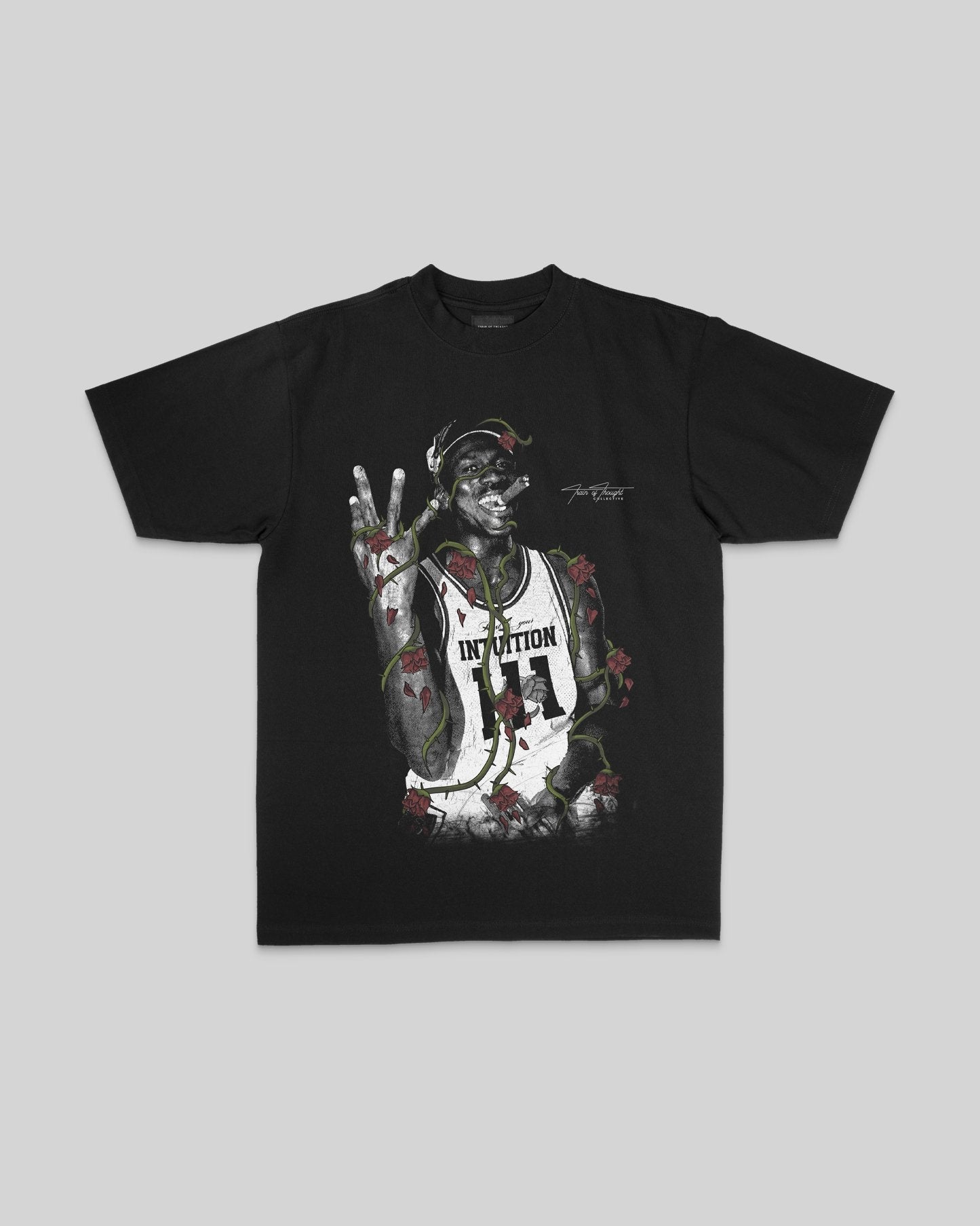 Dead Rose MJ Black Tee