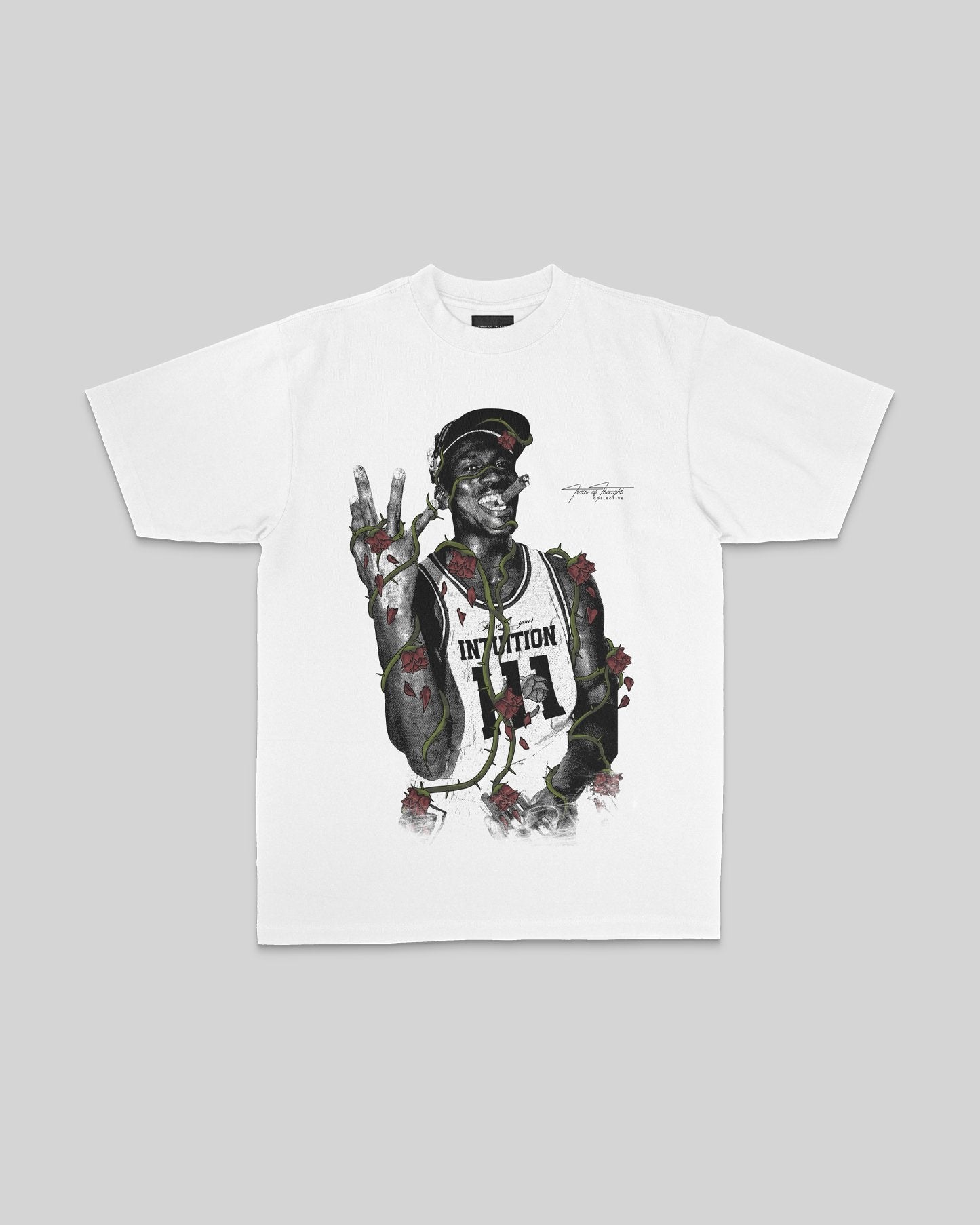 Dead Rose MJ White Tee