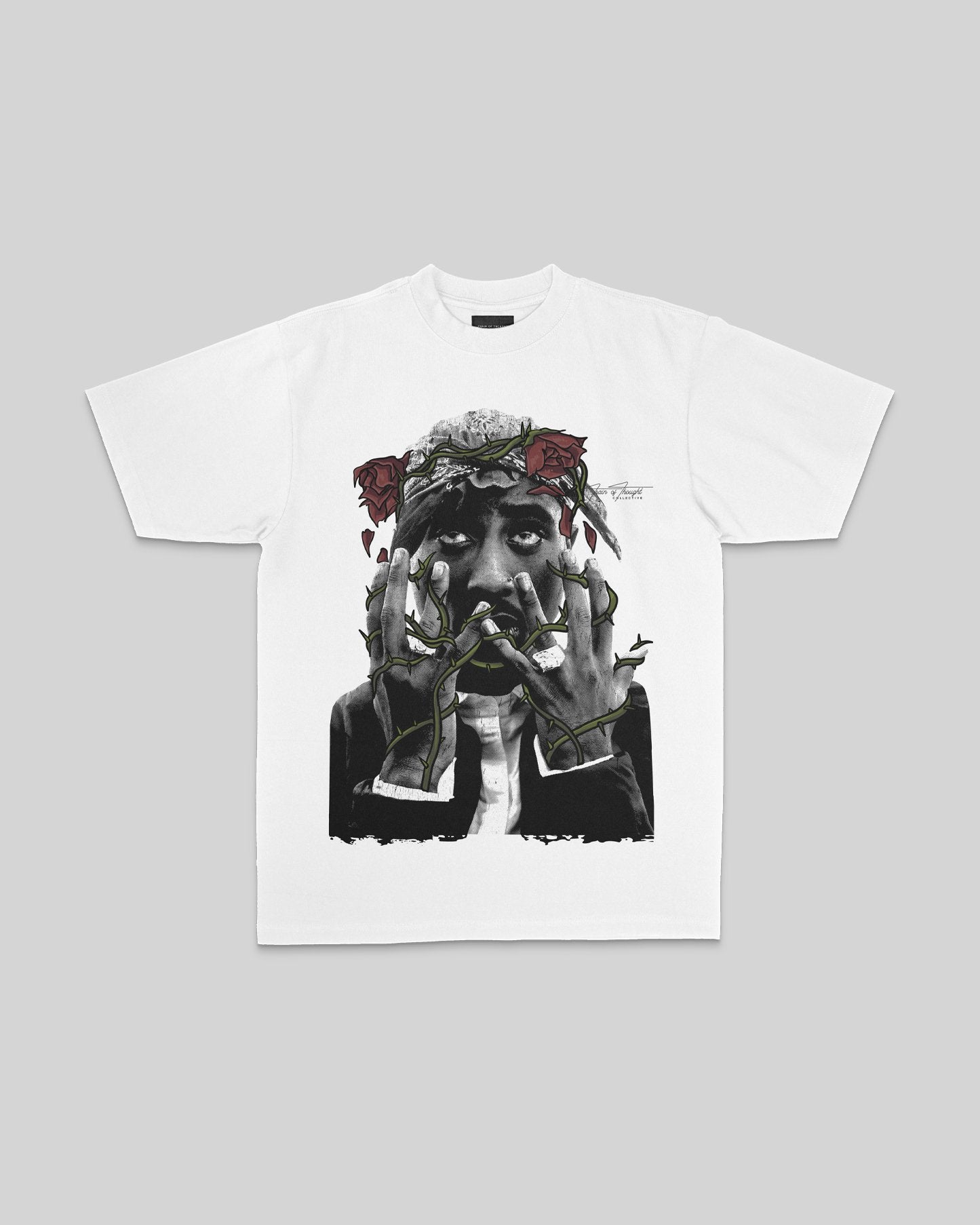 Dead Rose PAC White Tee