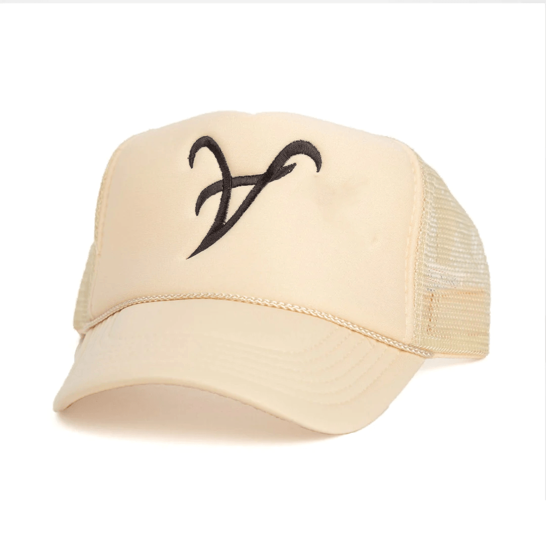 DOWN ATL Signature Trucker in Cream - Off Brand ApparelDOWN ATL Signature Trucker in Cream