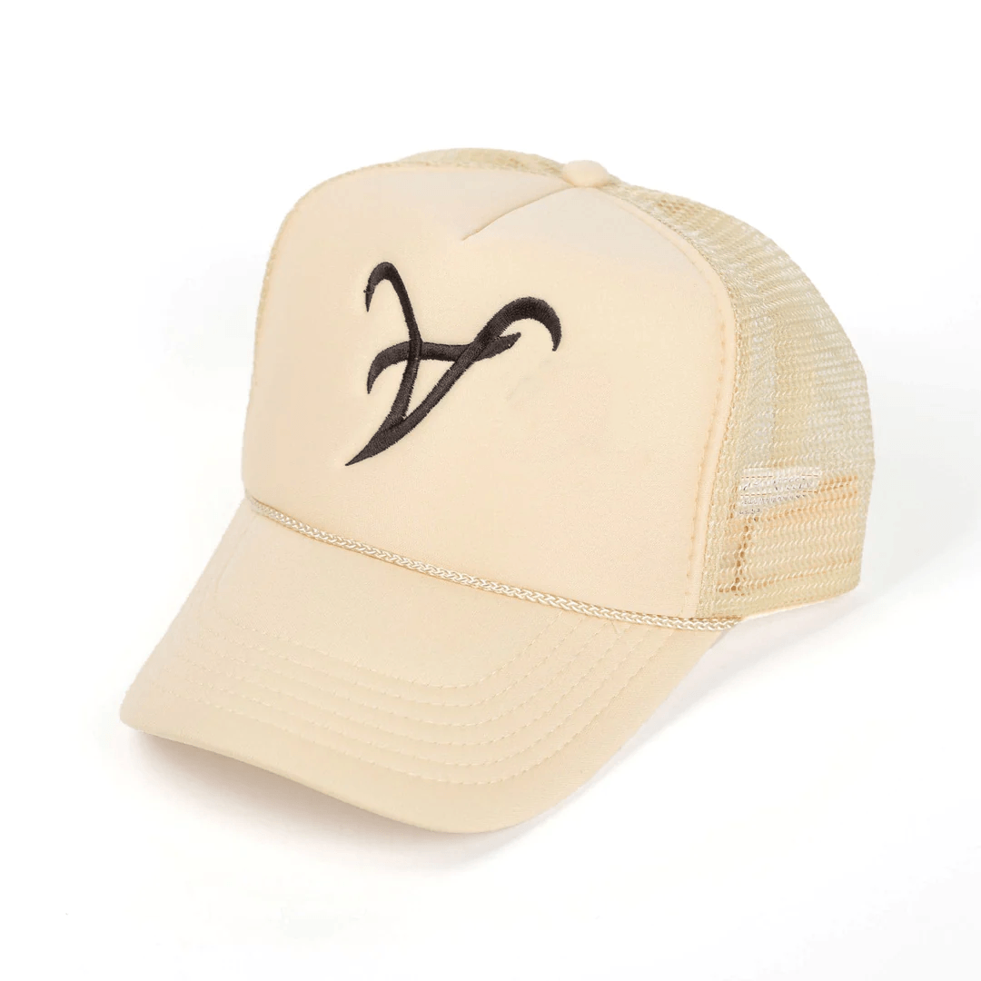 DOWN ATL Signature Trucker in Cream - Off Brand ApparelDOWN ATL Signature Trucker in Cream