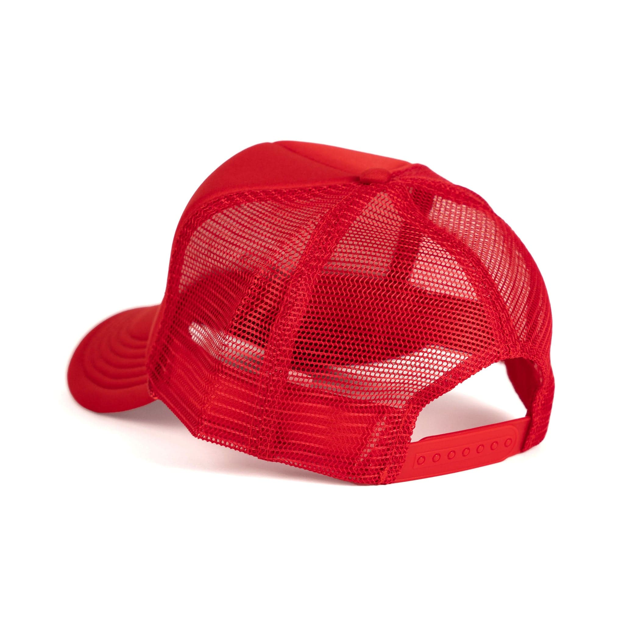 Down LA Signature Trucker in Red - Off Brand ApparelDown LA Signature Trucker in Red