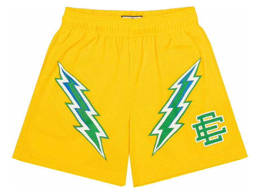 Eric Emanuel EE Basic Short Yellow Bolt - Off Brand ApparelEric Emanuel EE Basic Short Yellow Bolt