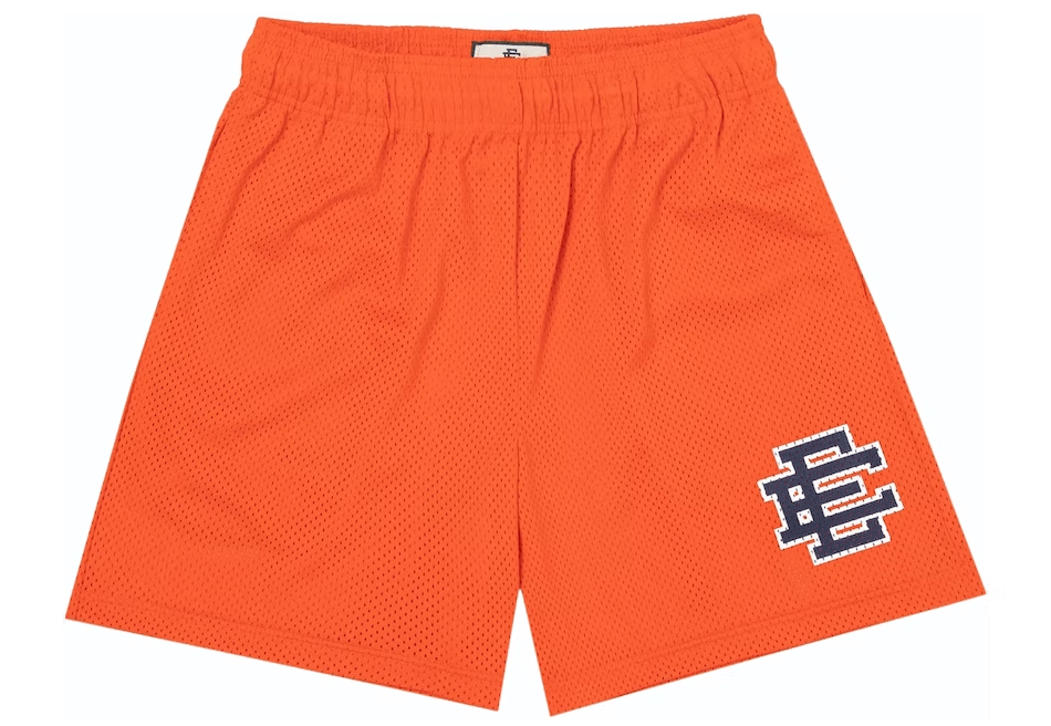 Eric Emanuel EE Basic Shorts (FW22) Orange/Navy - Off Brand ApparelEric Emanuel EE Basic Shorts (FW22) Orange/Navy