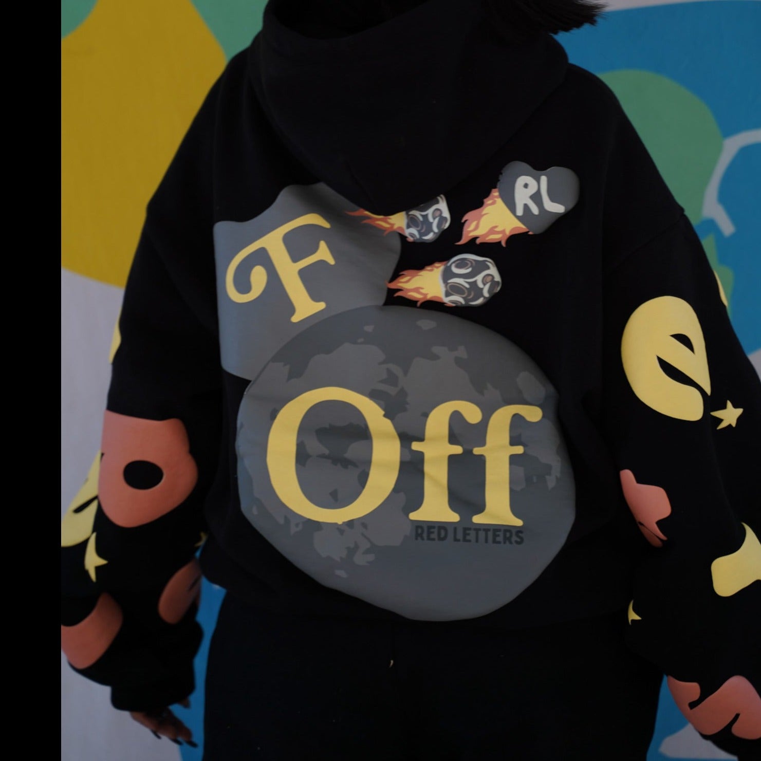 "F** Off" Scattered Hoodie