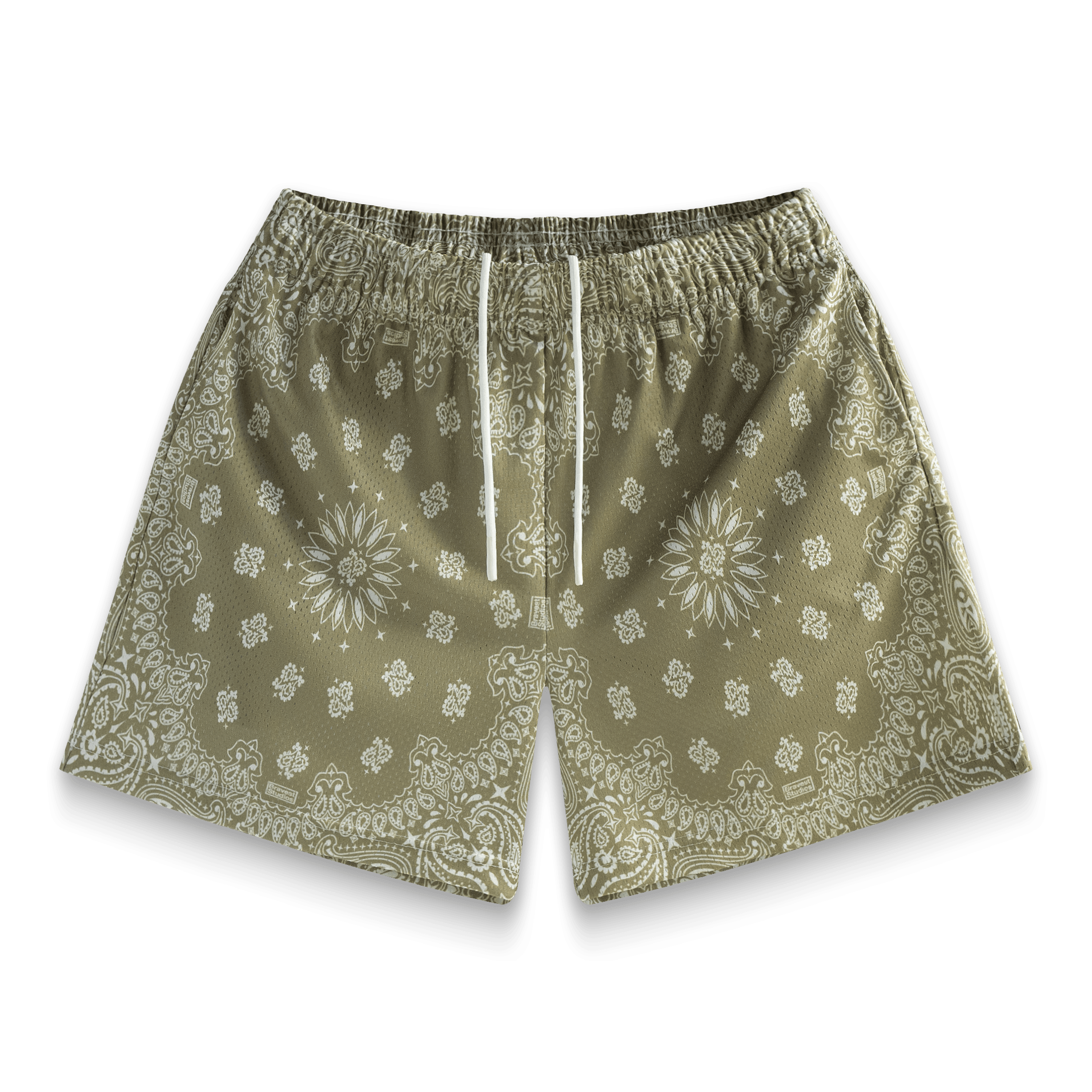 Fossil Paisley Shorts - BYNXFossil Paisley Shorts