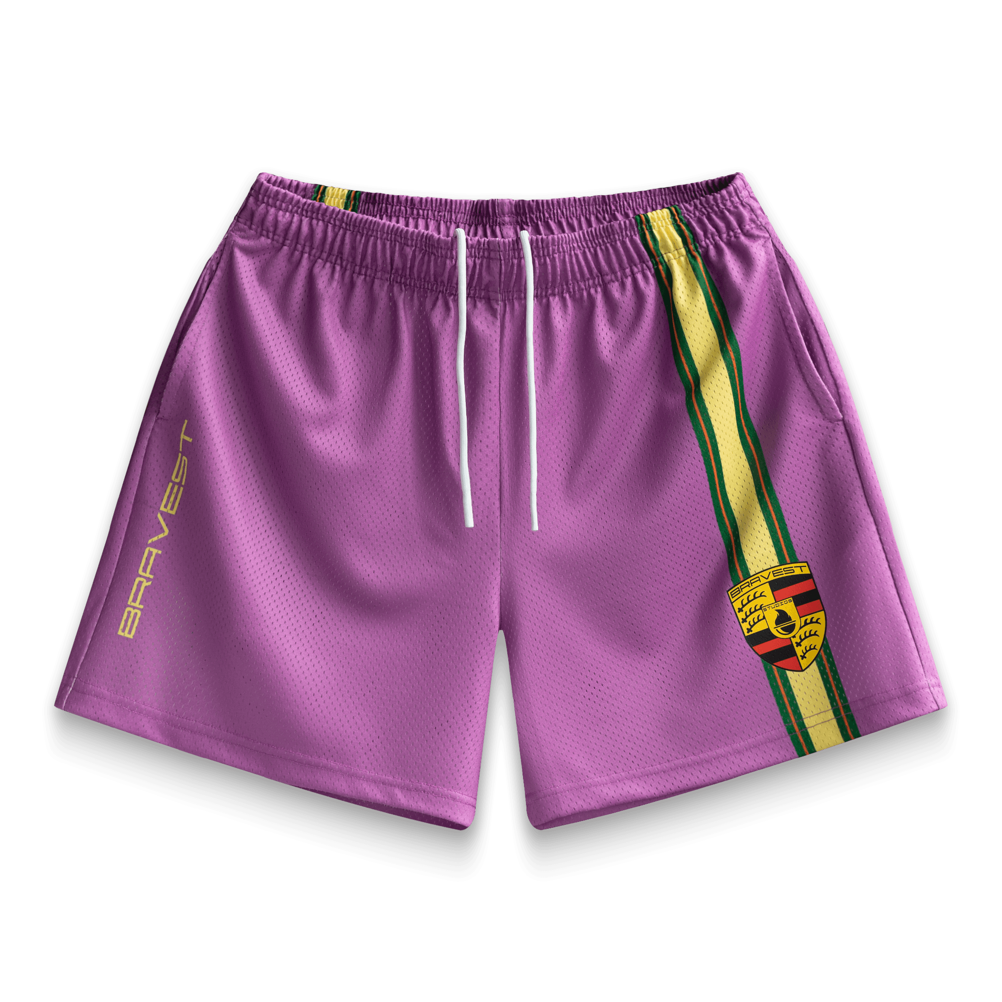 Fuschia Racing Shorts - BYNXFuschia Racing Shorts