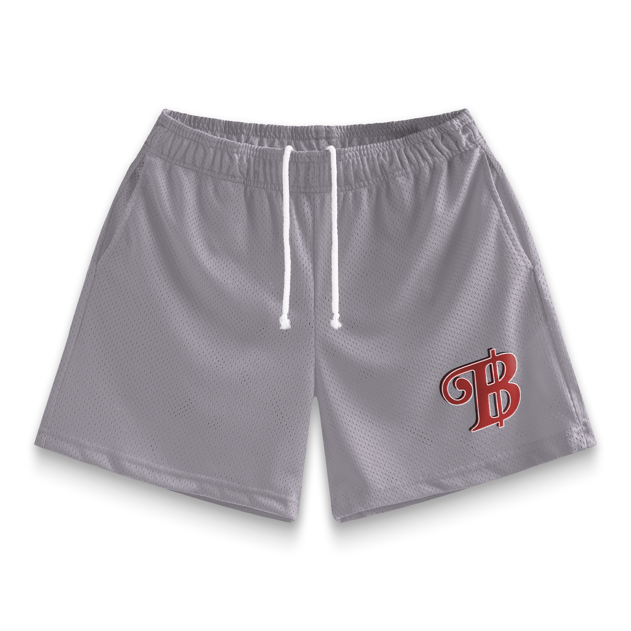 Grey B Shorts - BYNXGrey B Shorts