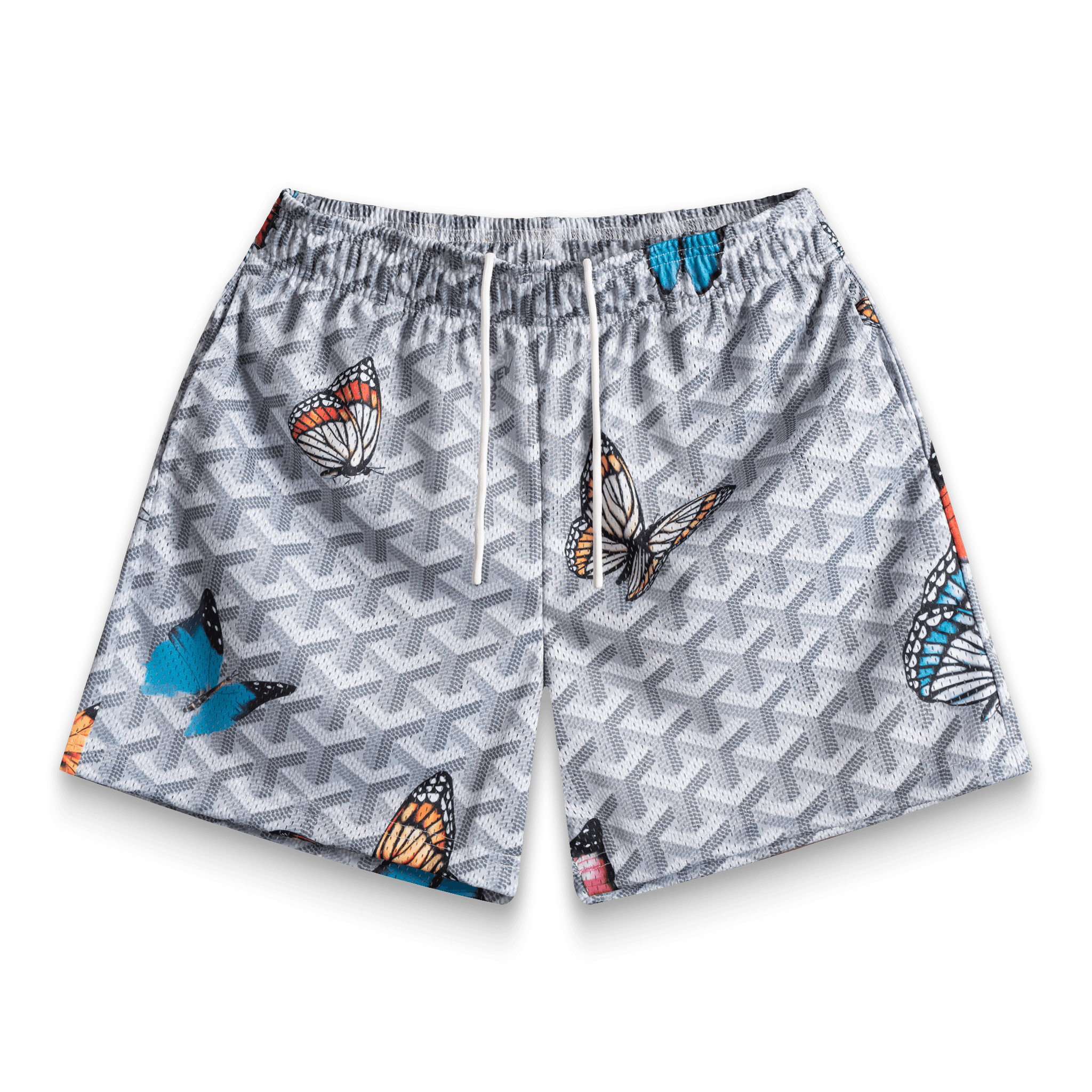 Grey Lotus Shorts - BYNXGrey Lotus Shorts